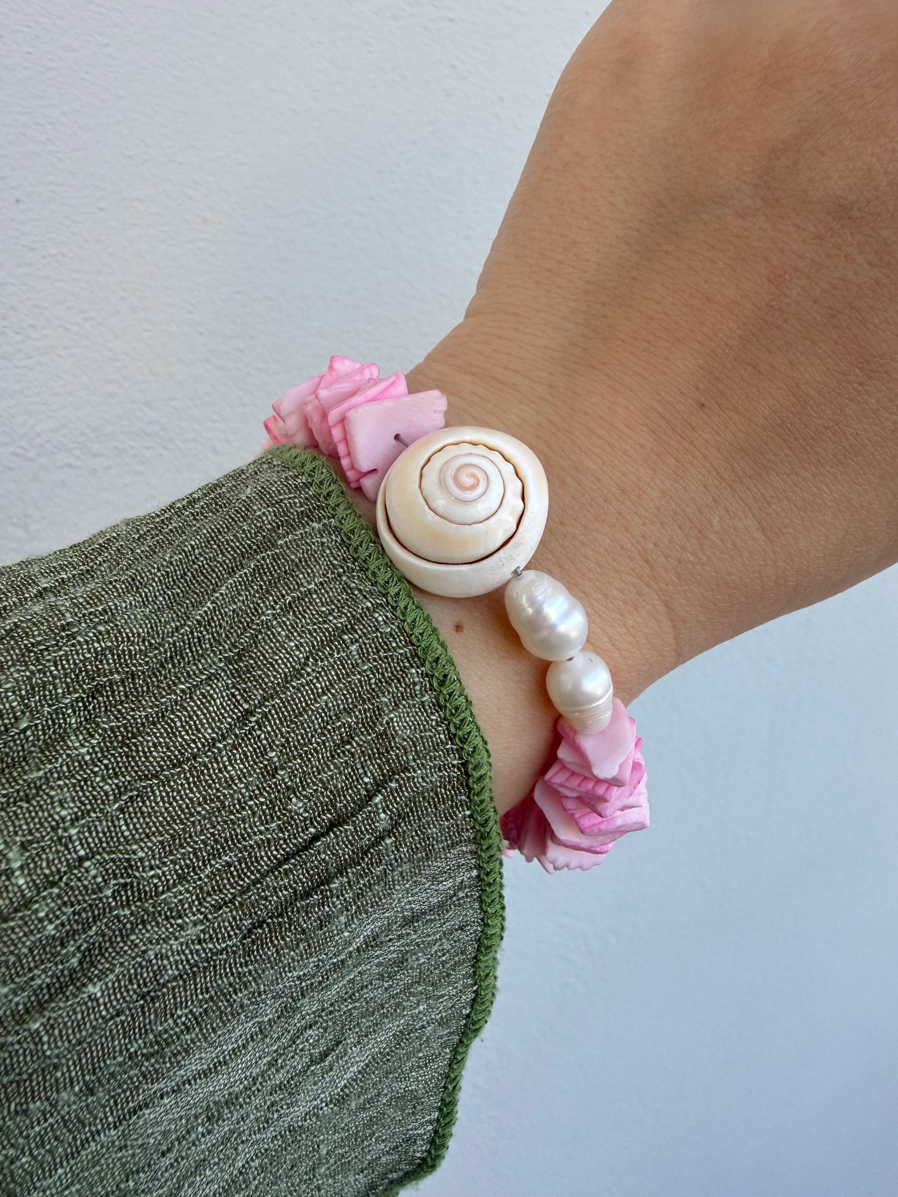 Pink Shell Bracelet