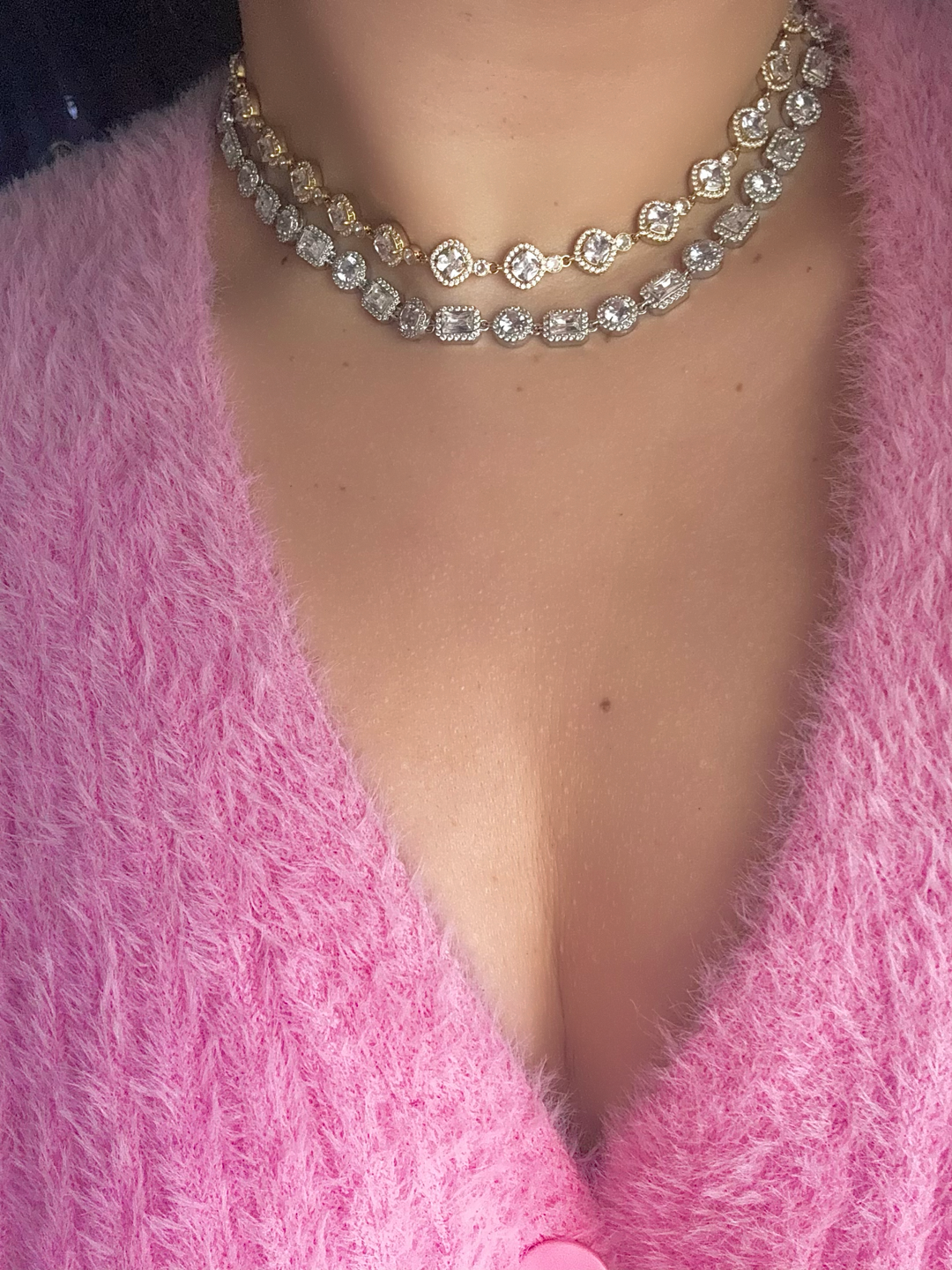 Noire Crystal Necklace