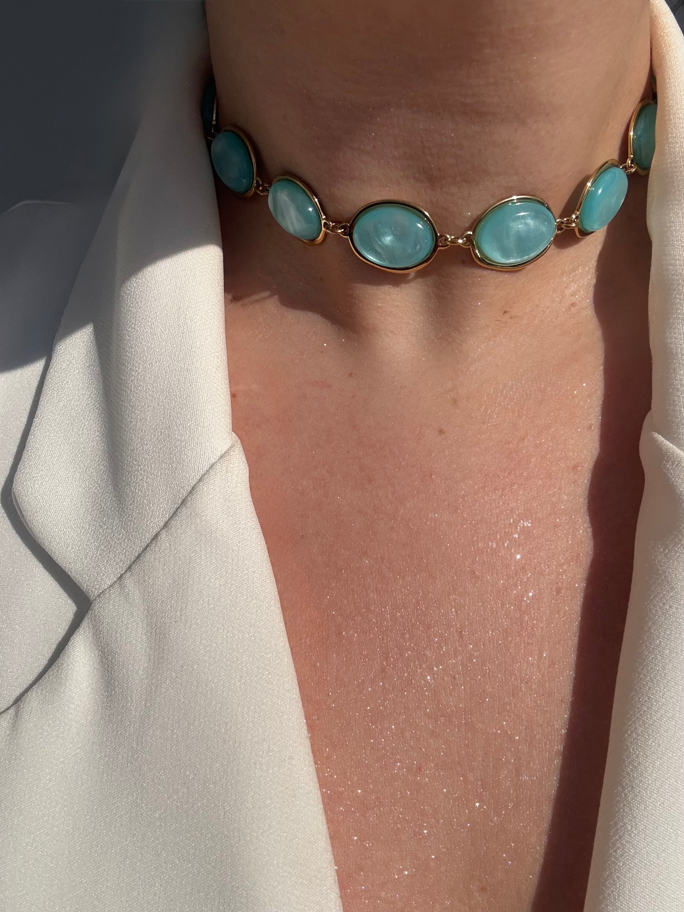 Aqua Glow Choker