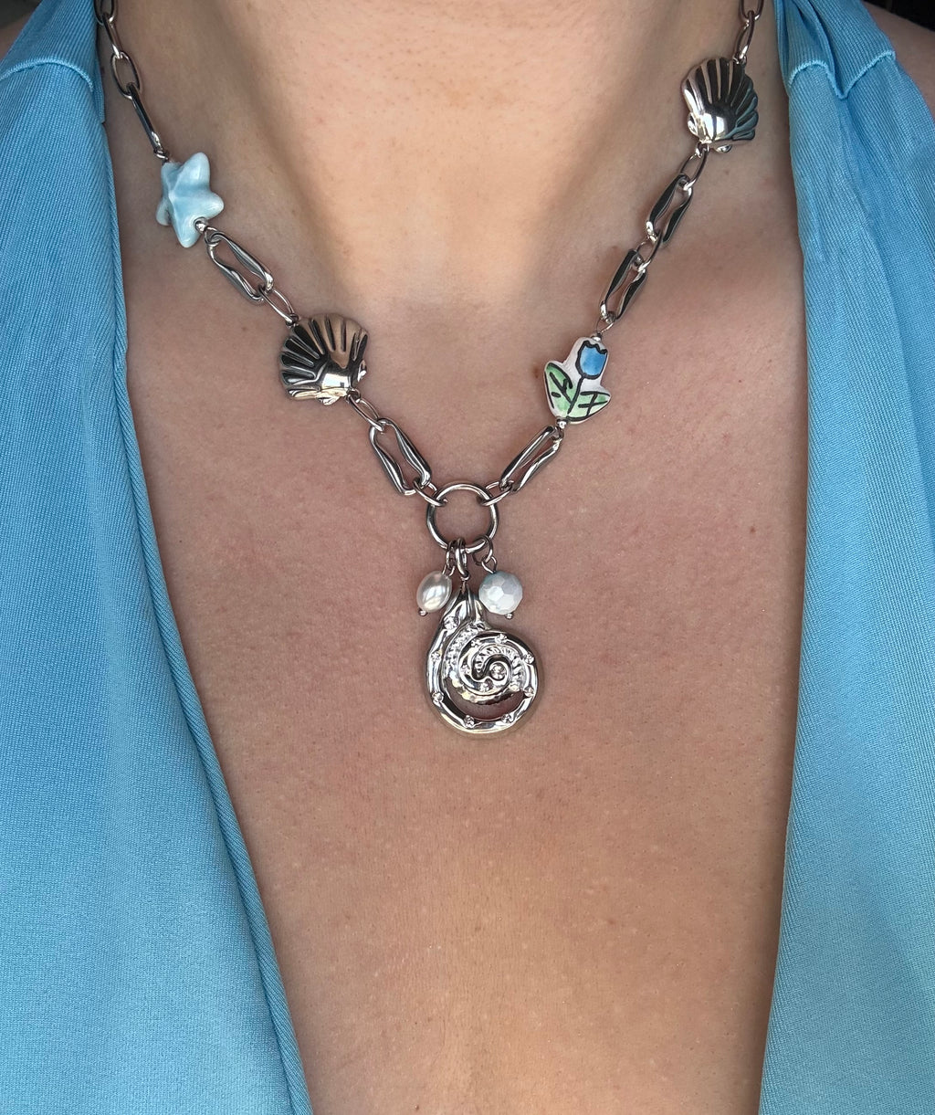 Silver Mermaid Necklace