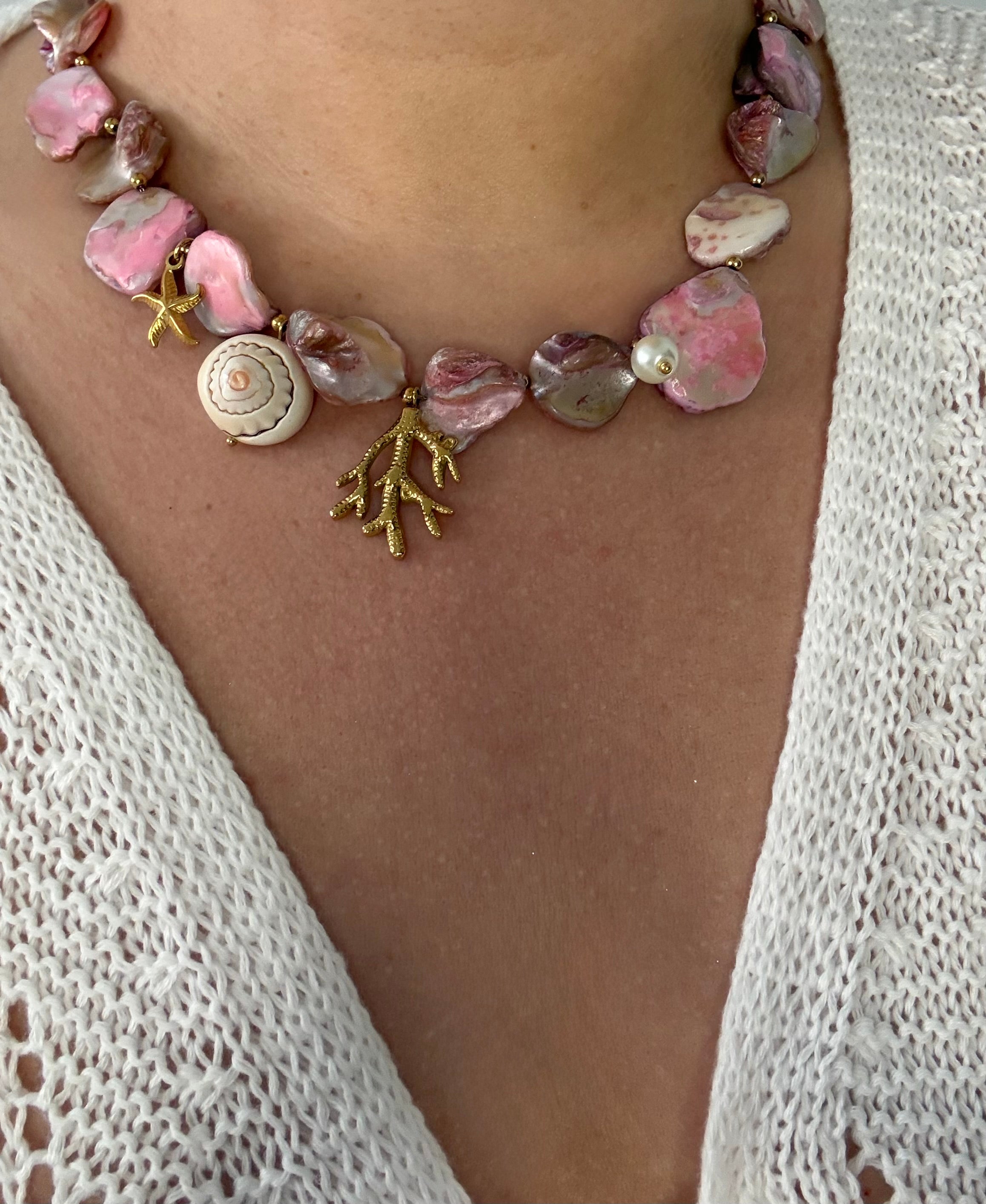 Blush Ocean Necklace