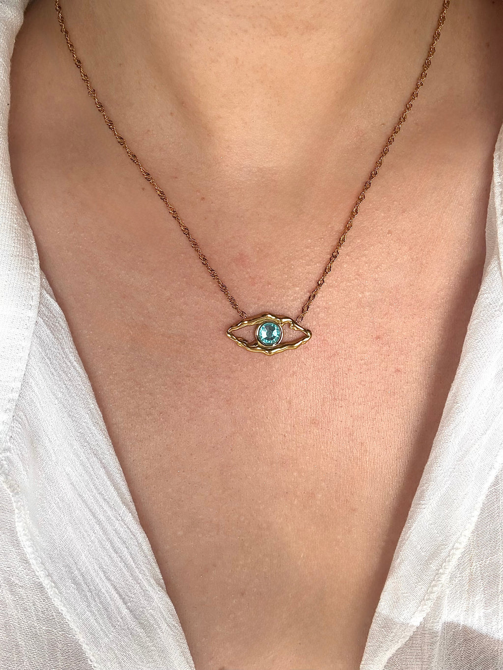Azure Eye Necklace