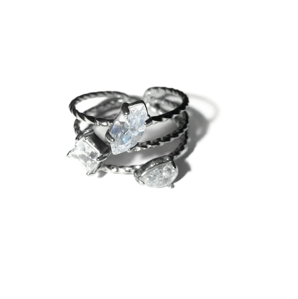 Triple Shine Ring