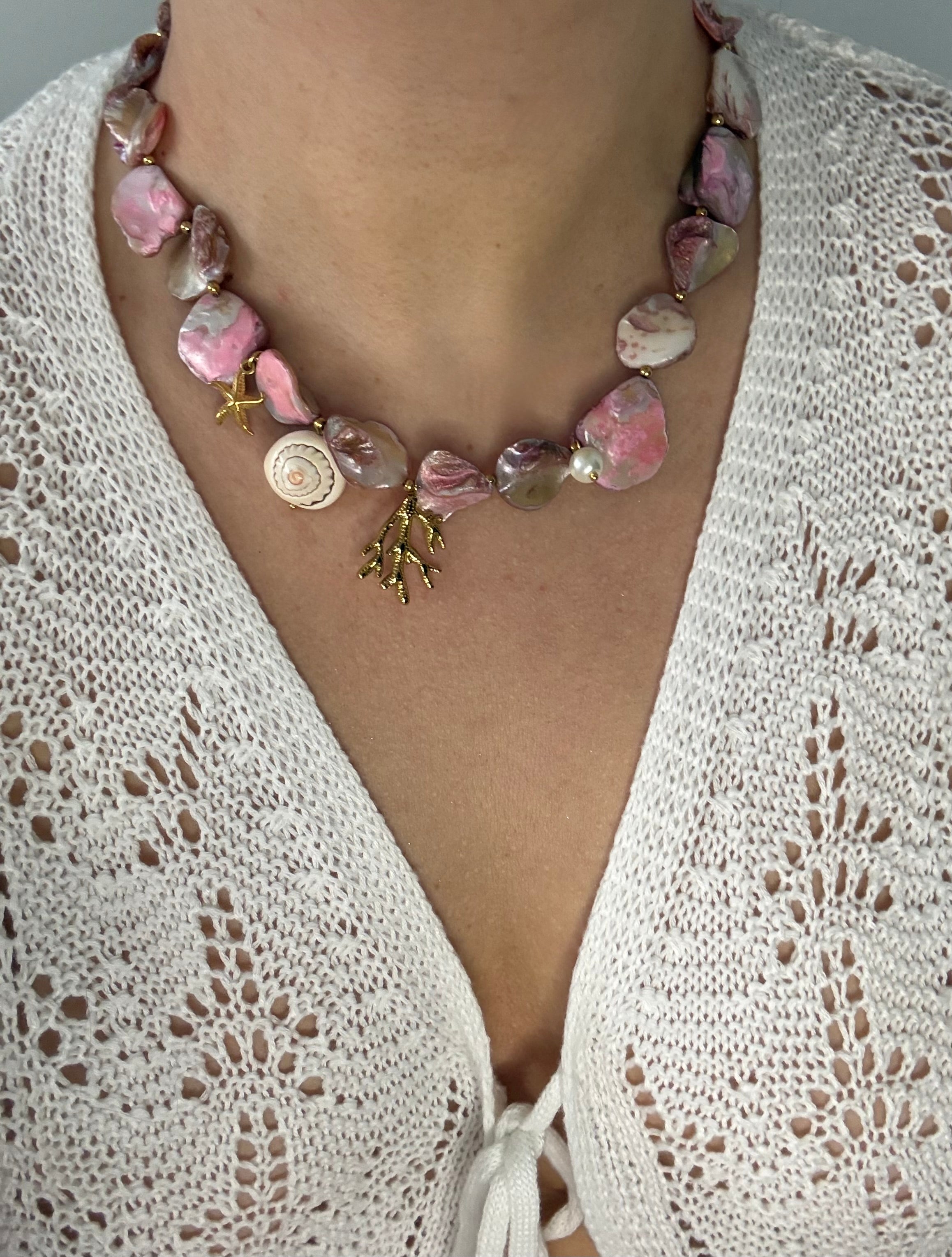 Blush Ocean Necklace