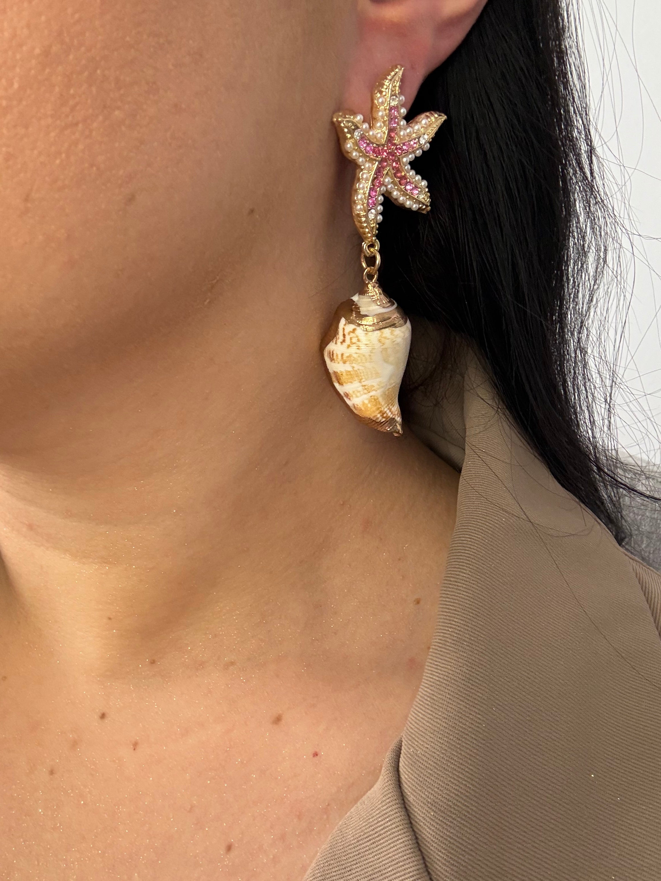 Starfish Glam Earrings
