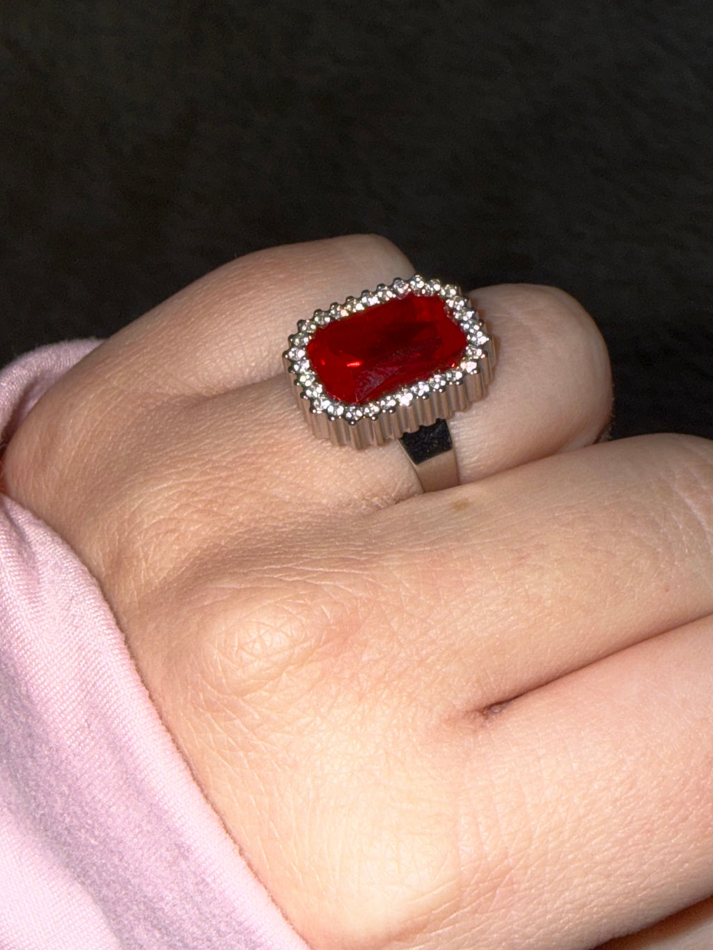 Diamond Square Ring