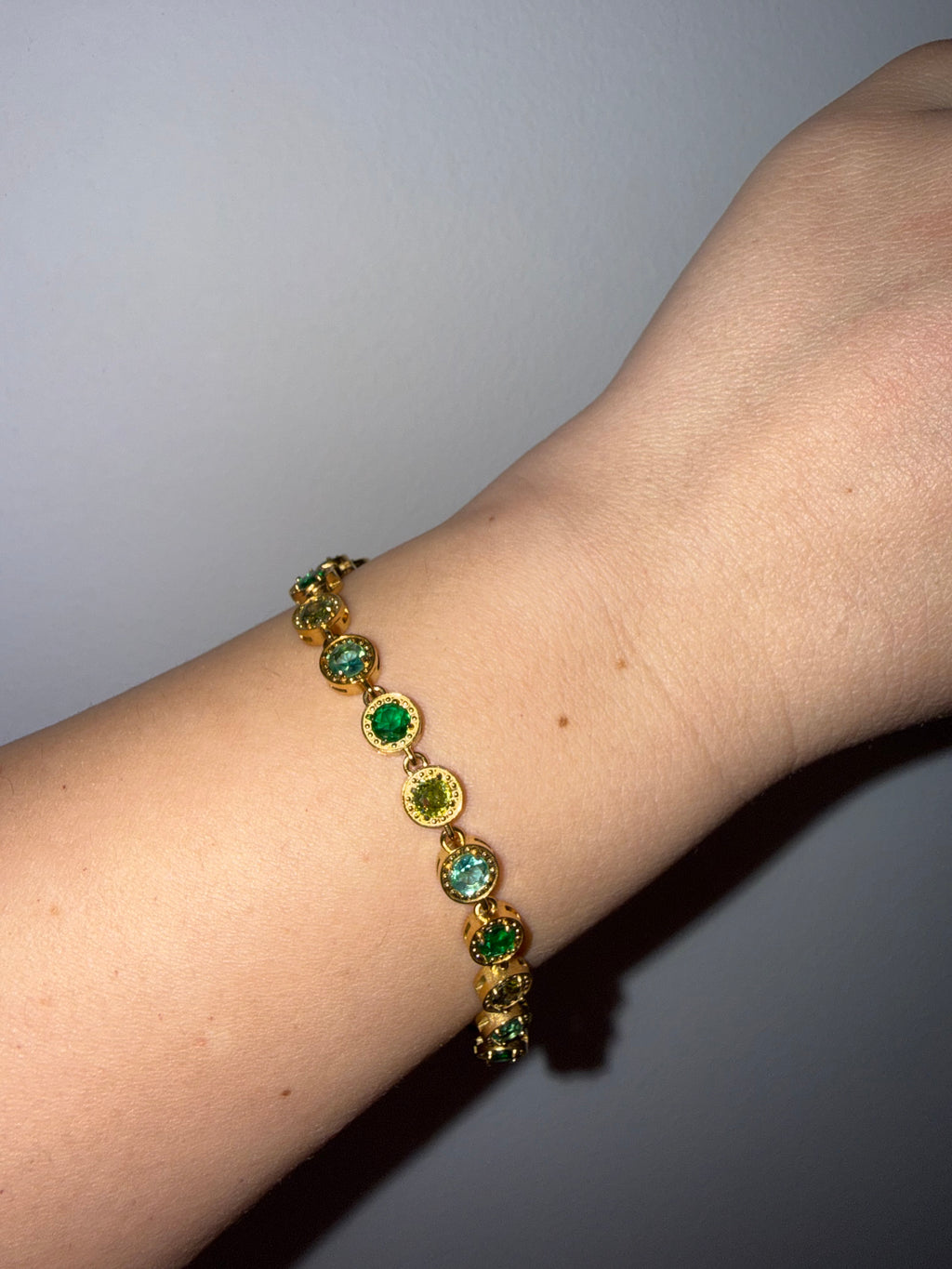 Emerald Circle Bracelet