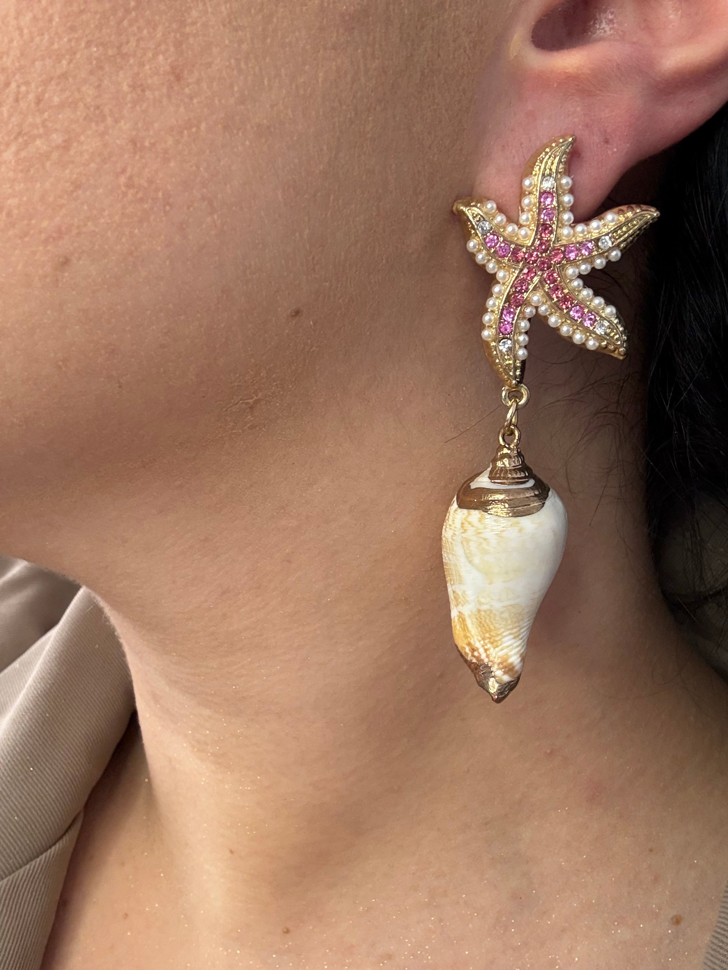 Starfish Glam Earrings