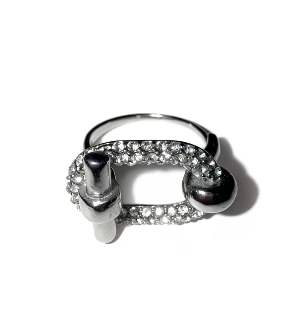 Link Diamond Ring