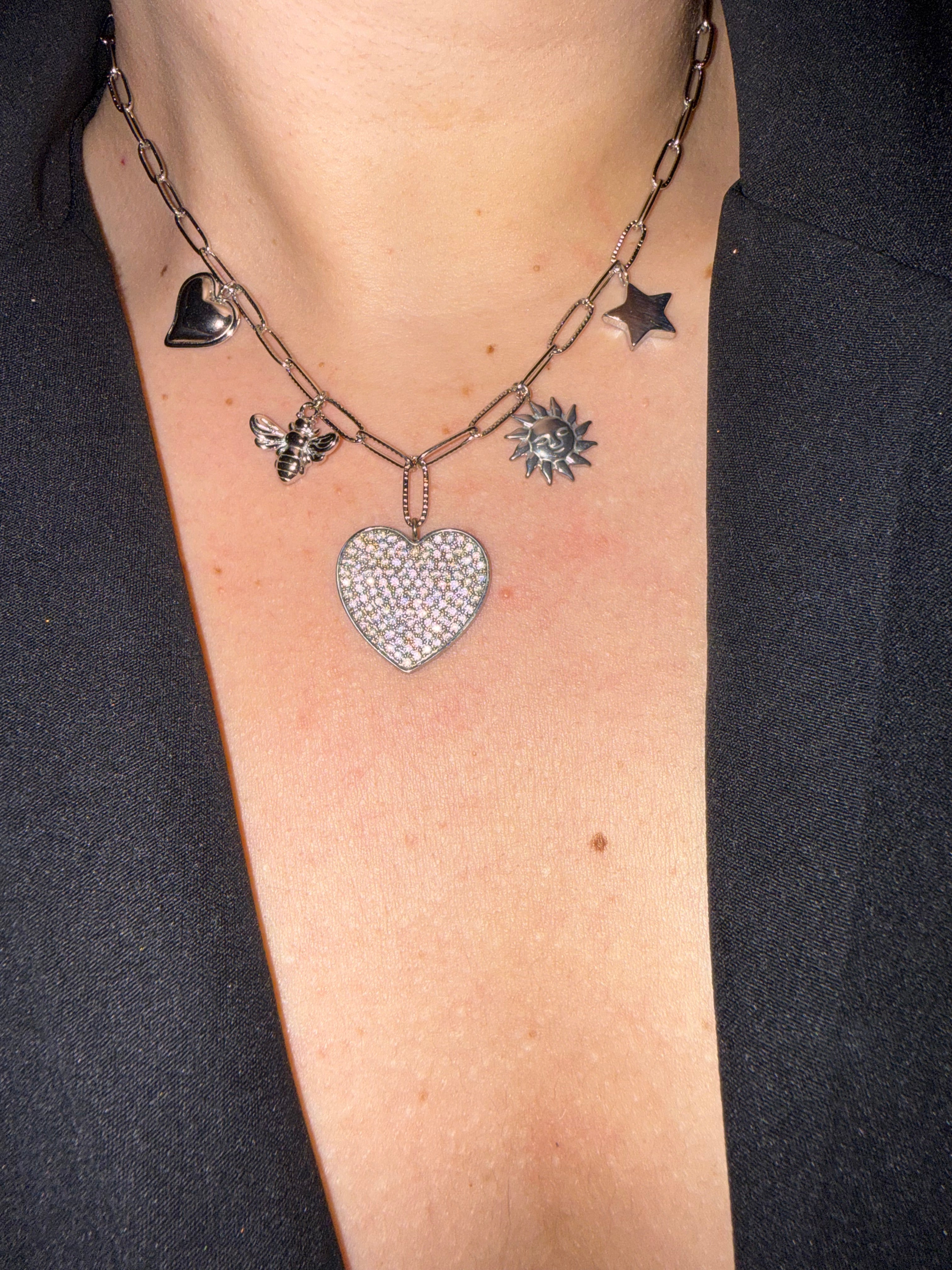 Sparkling Heart Necklace