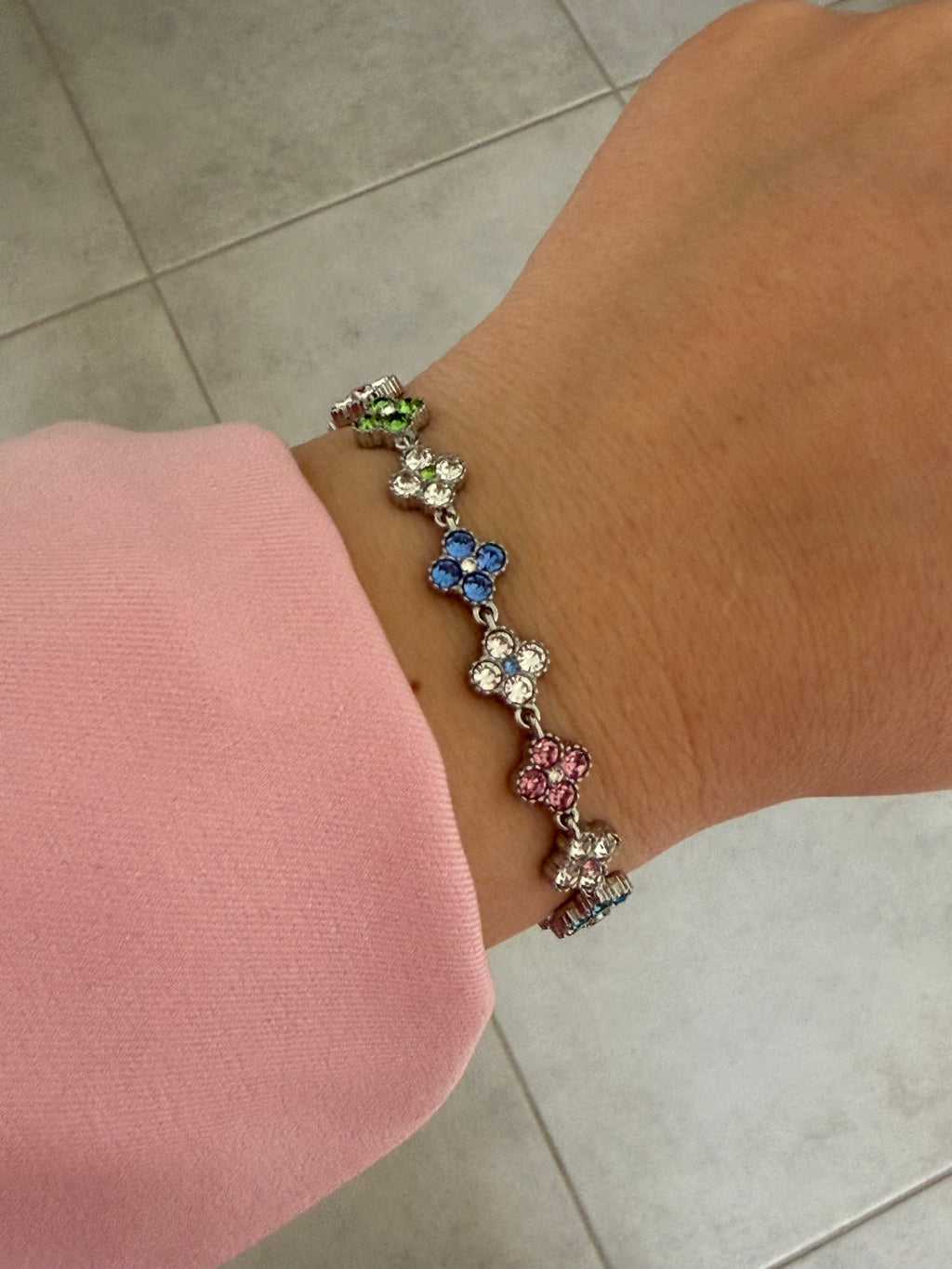 Pastel Silver Bracelet