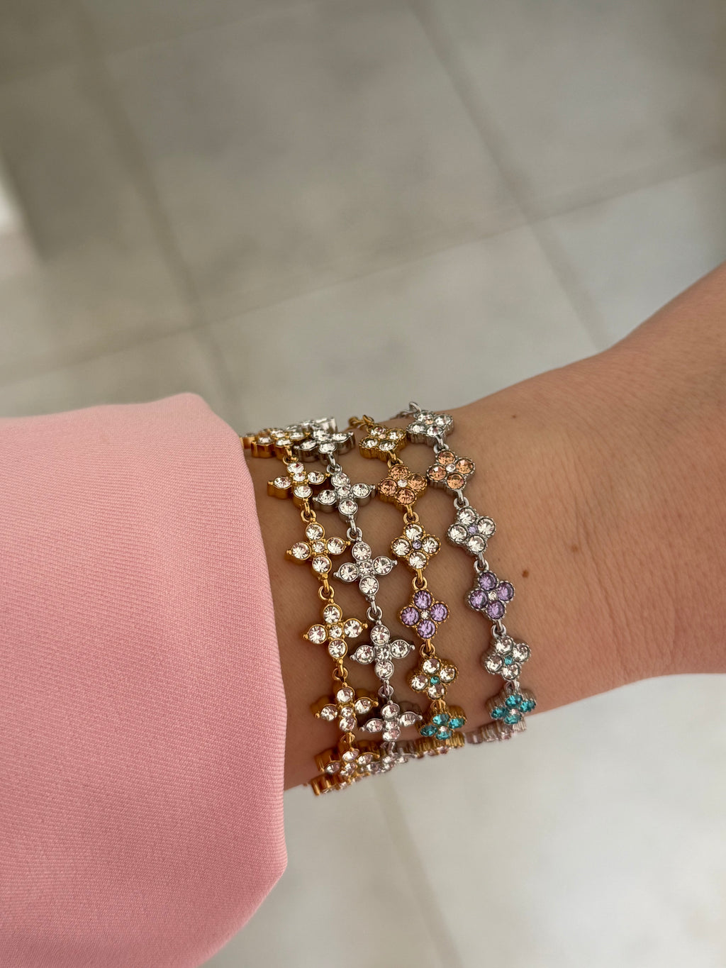 Pastel Silver Bracelet