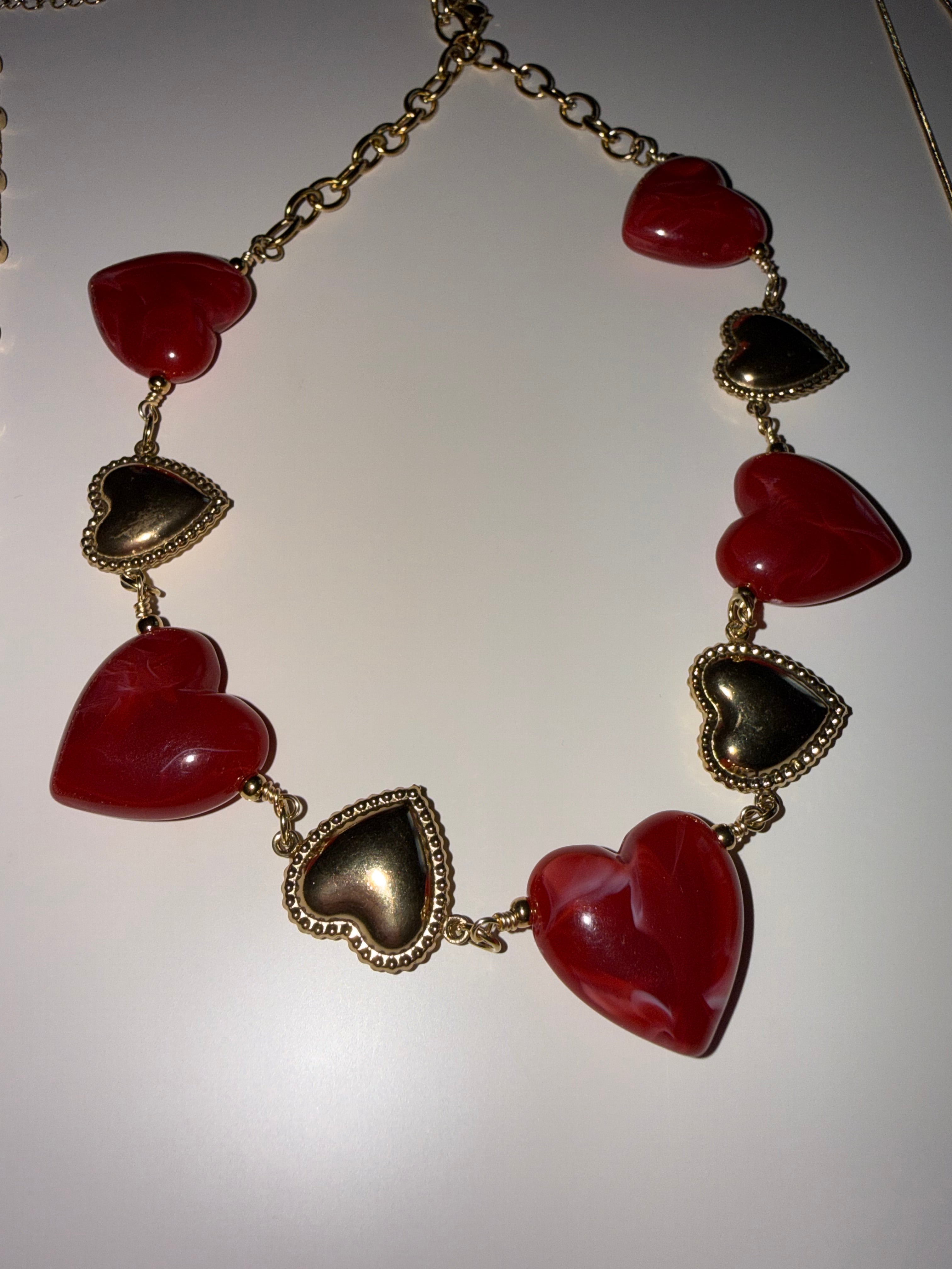 Double Heart Necklace