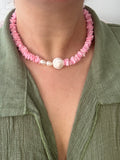 Pink Shell Choker