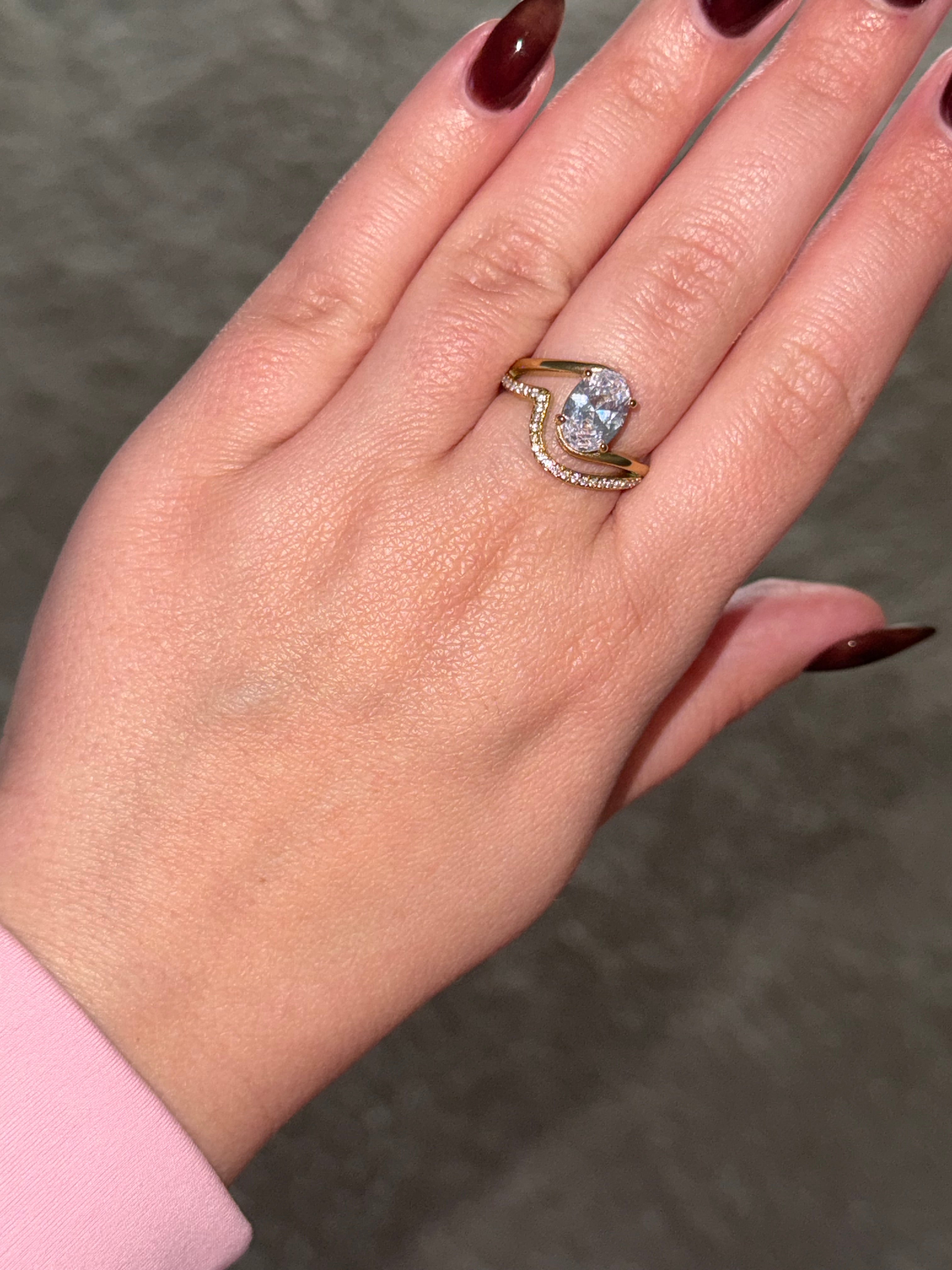 Luxe Crystal Ring