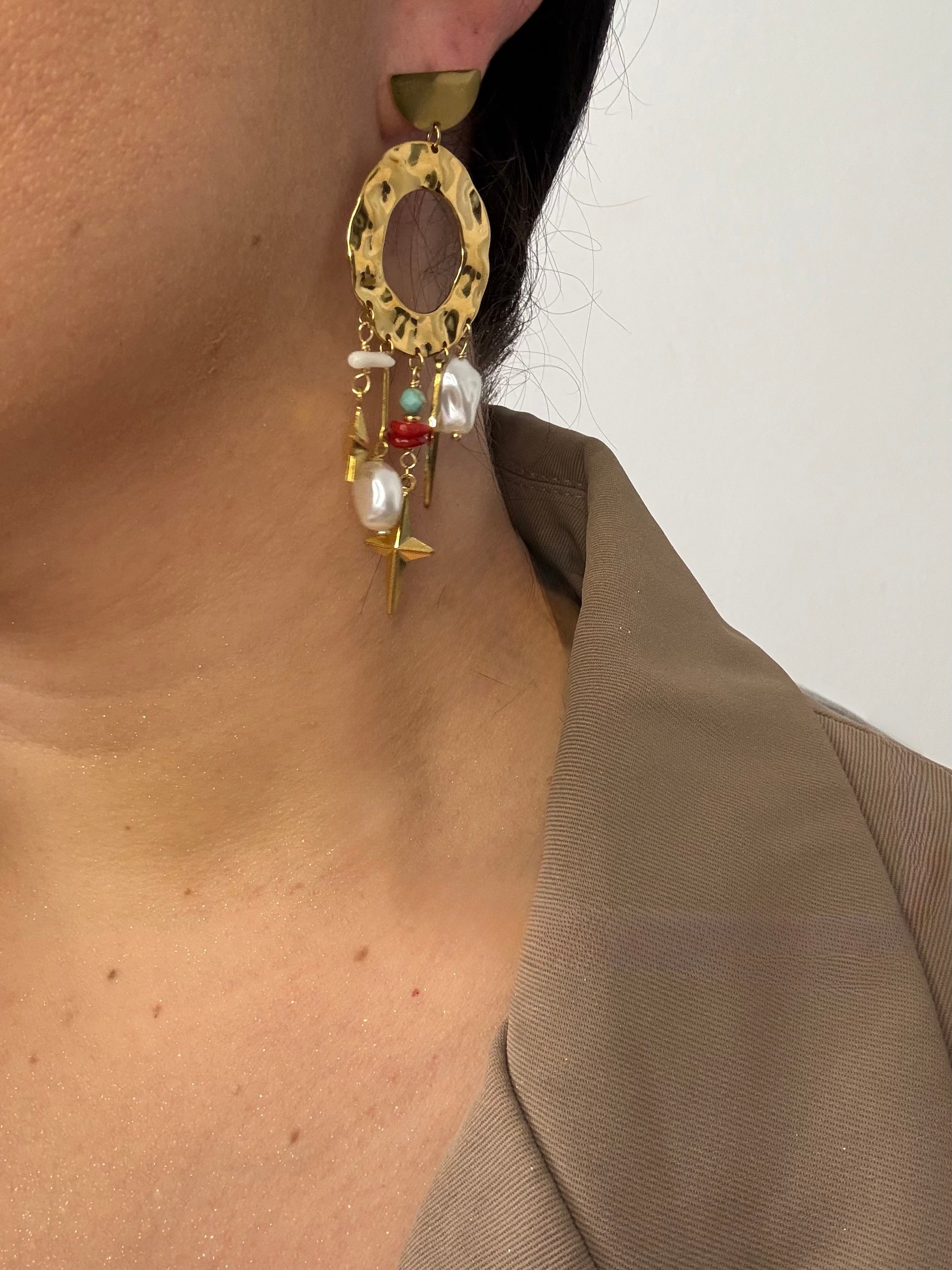 Golden Siren Earrings