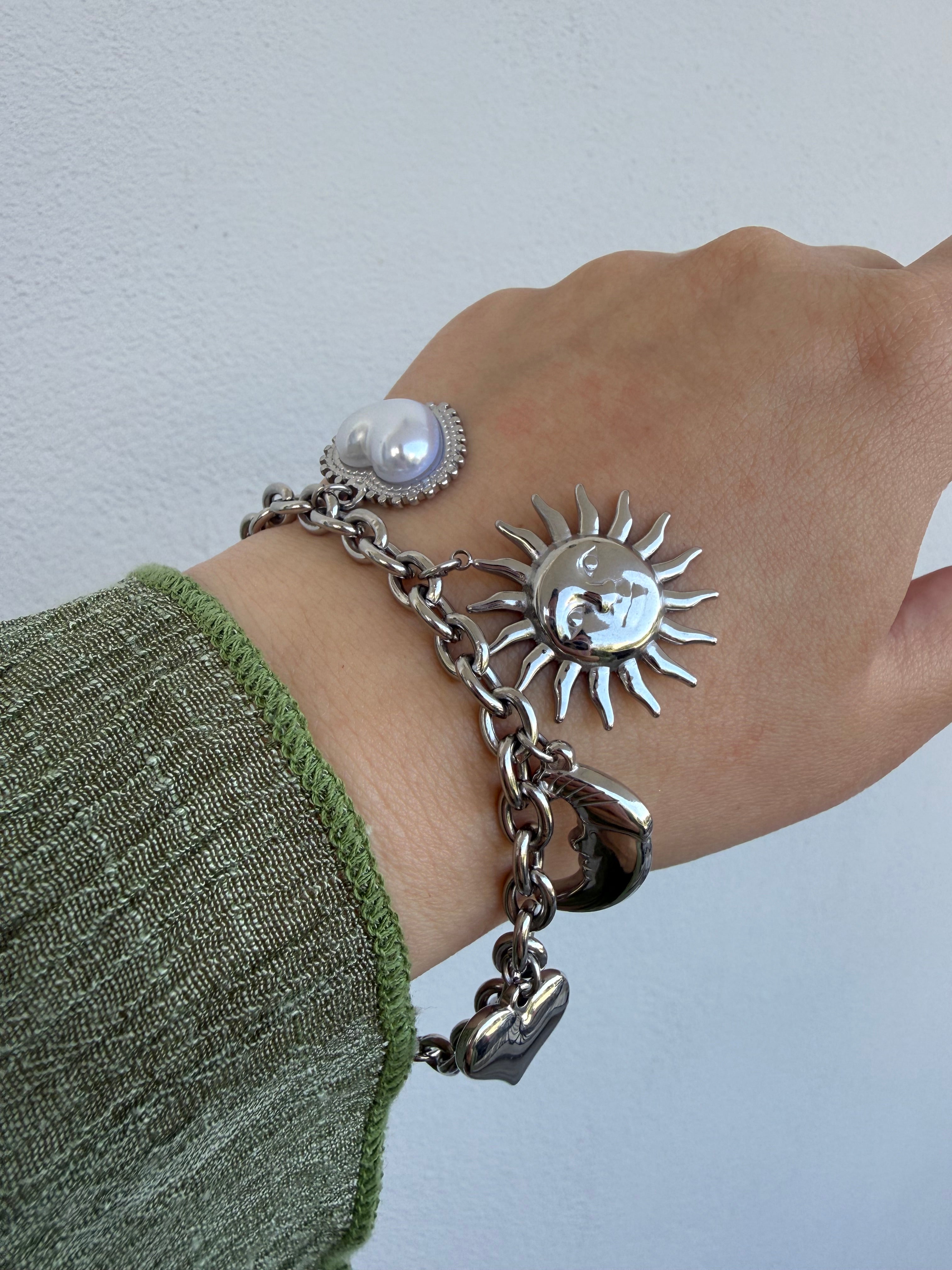Sun & Pearl Bracelet
