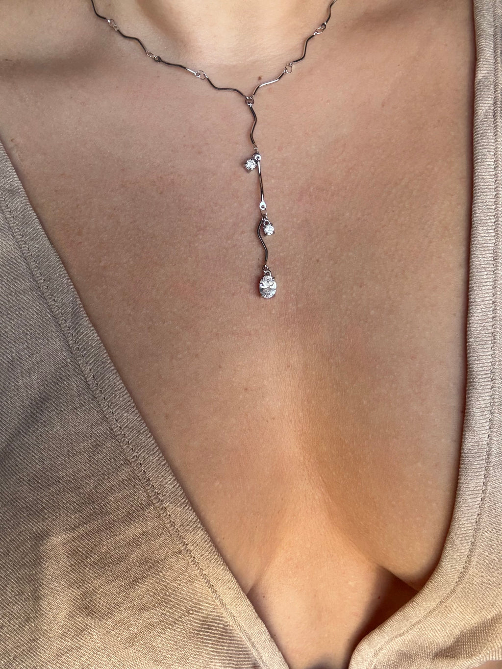Wave Silver Necklace