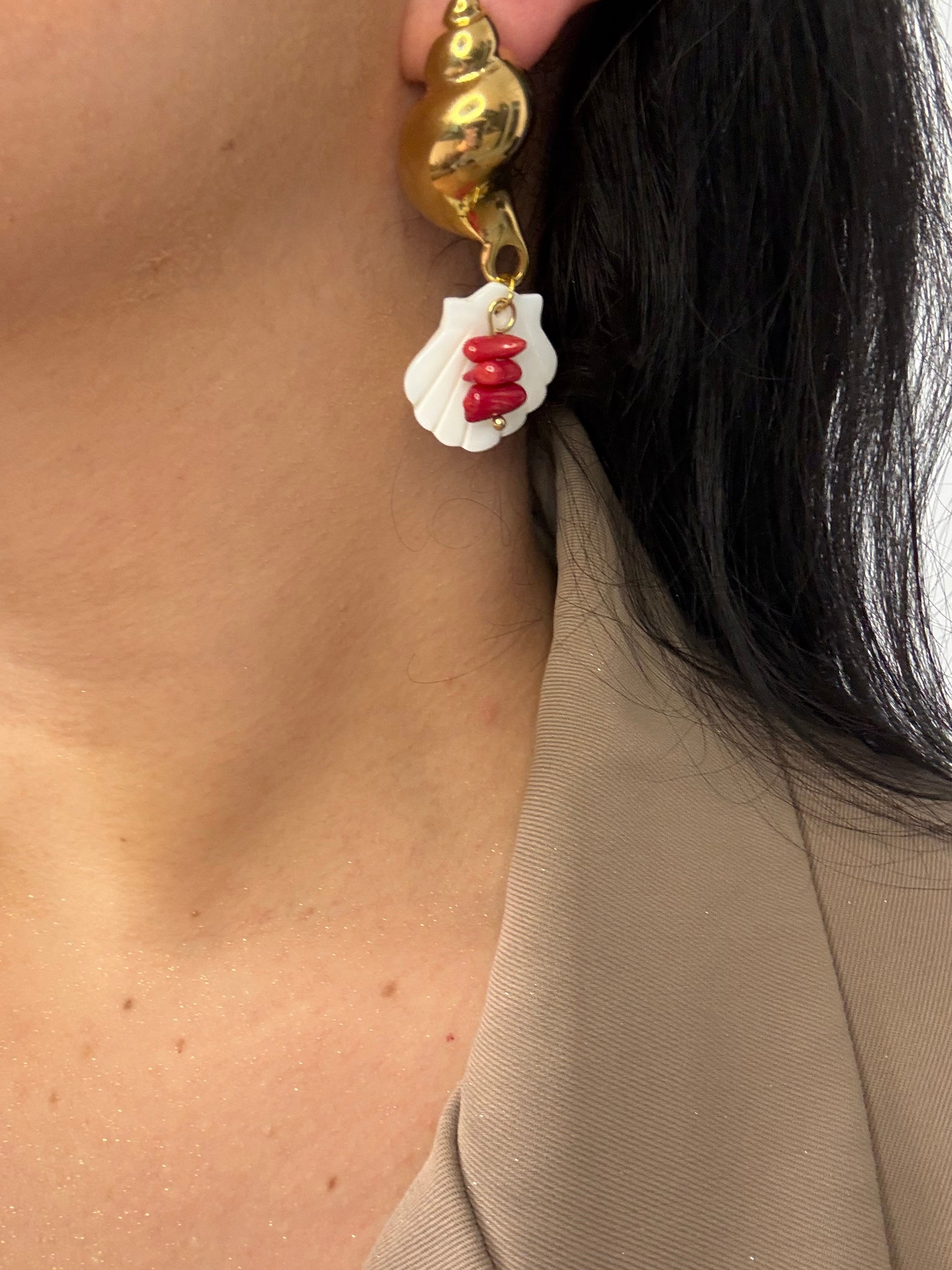 Coral Luxe Earrings