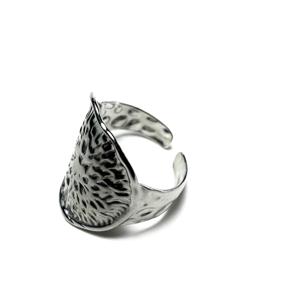 Hammer silver Ring