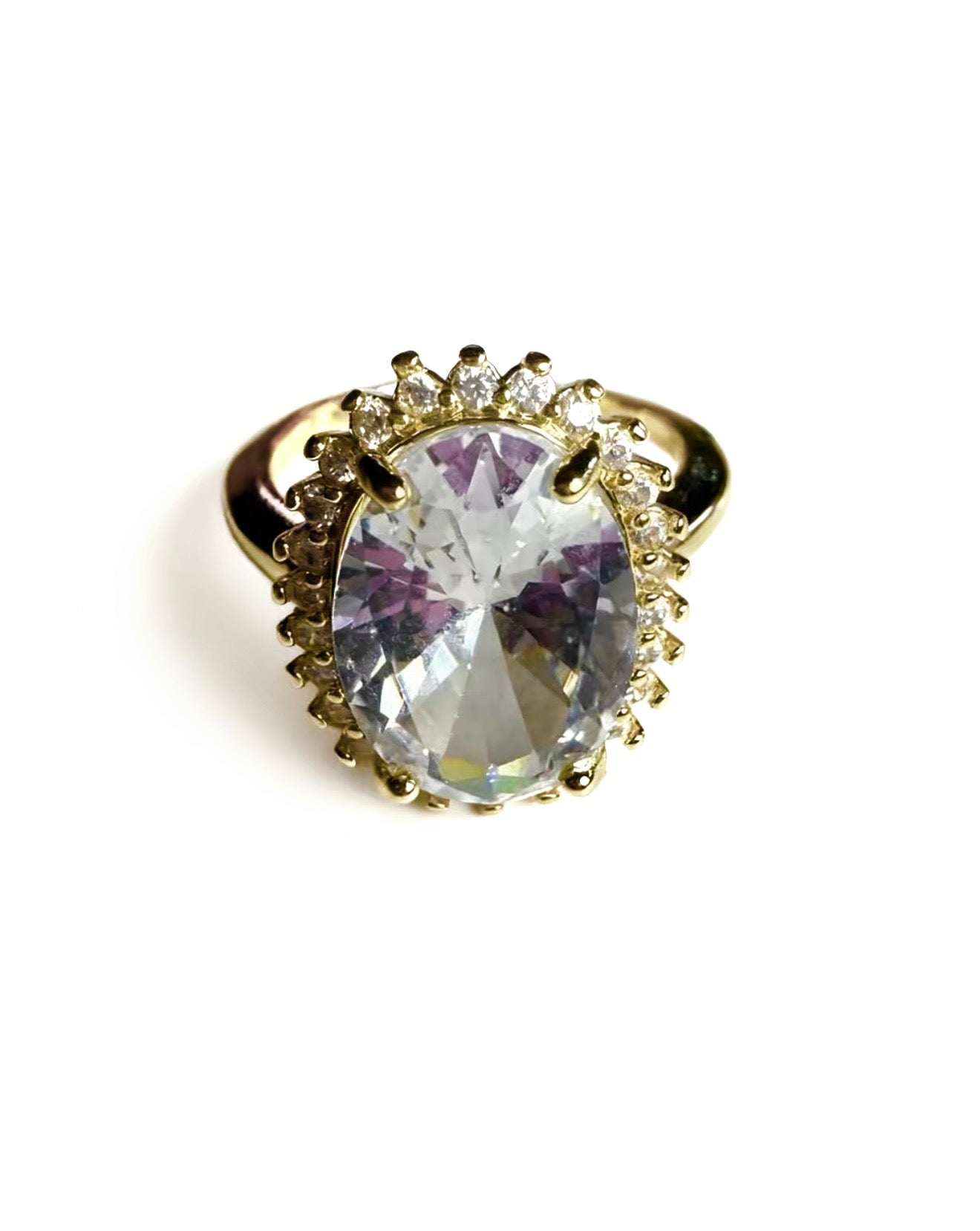 Oval Crown Ring