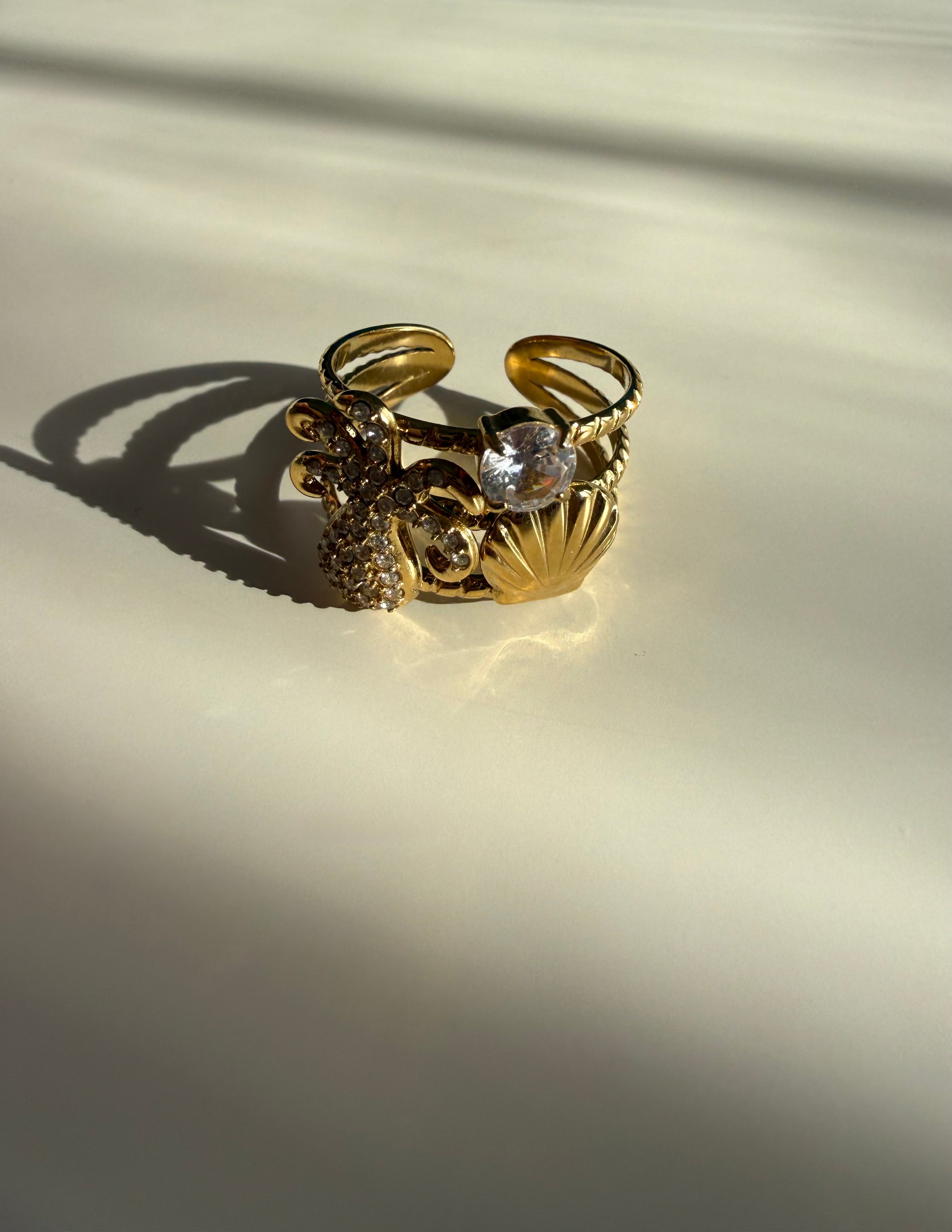 Ocean Sparkle Ring