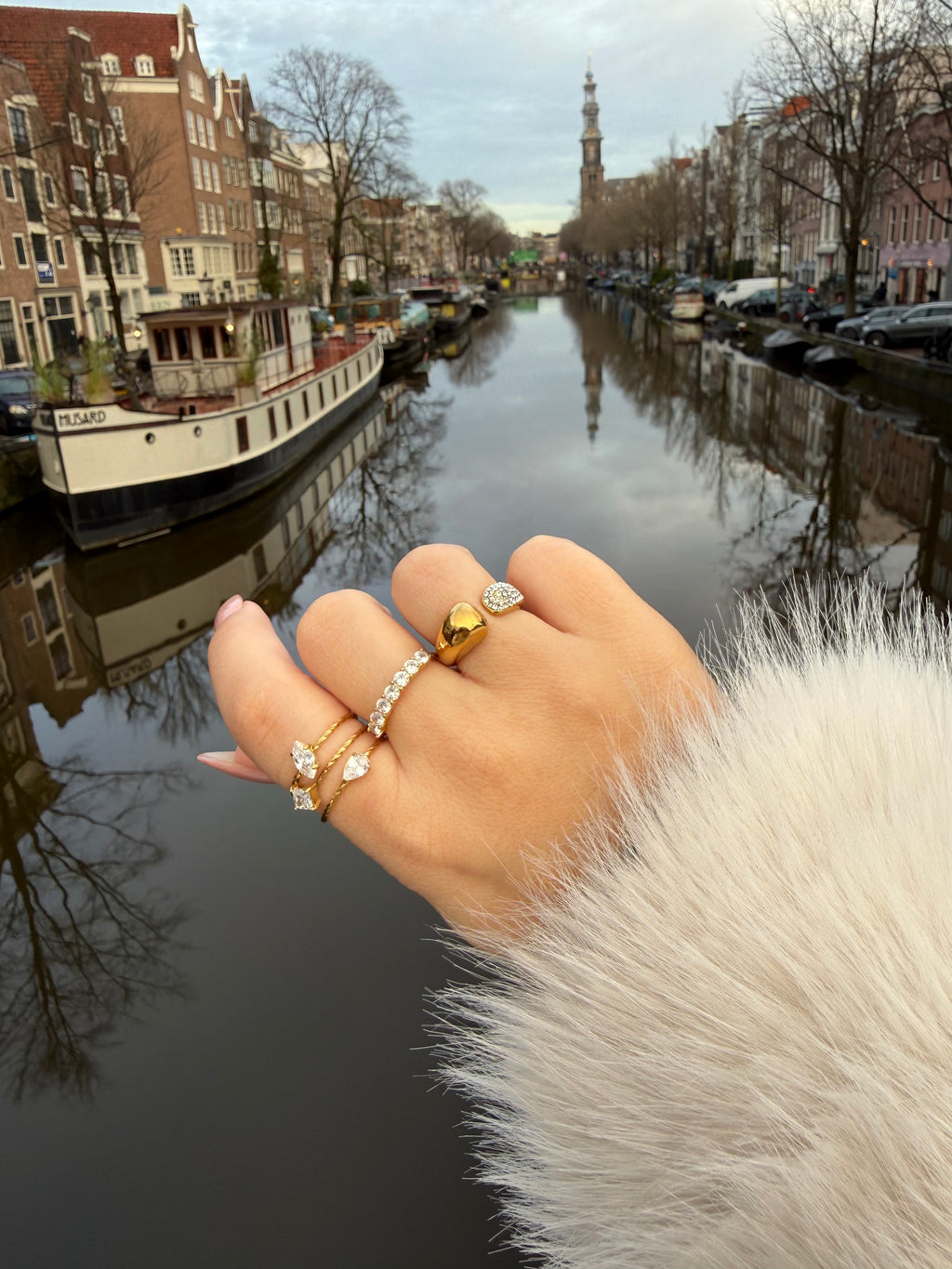 Triple Shine Ring