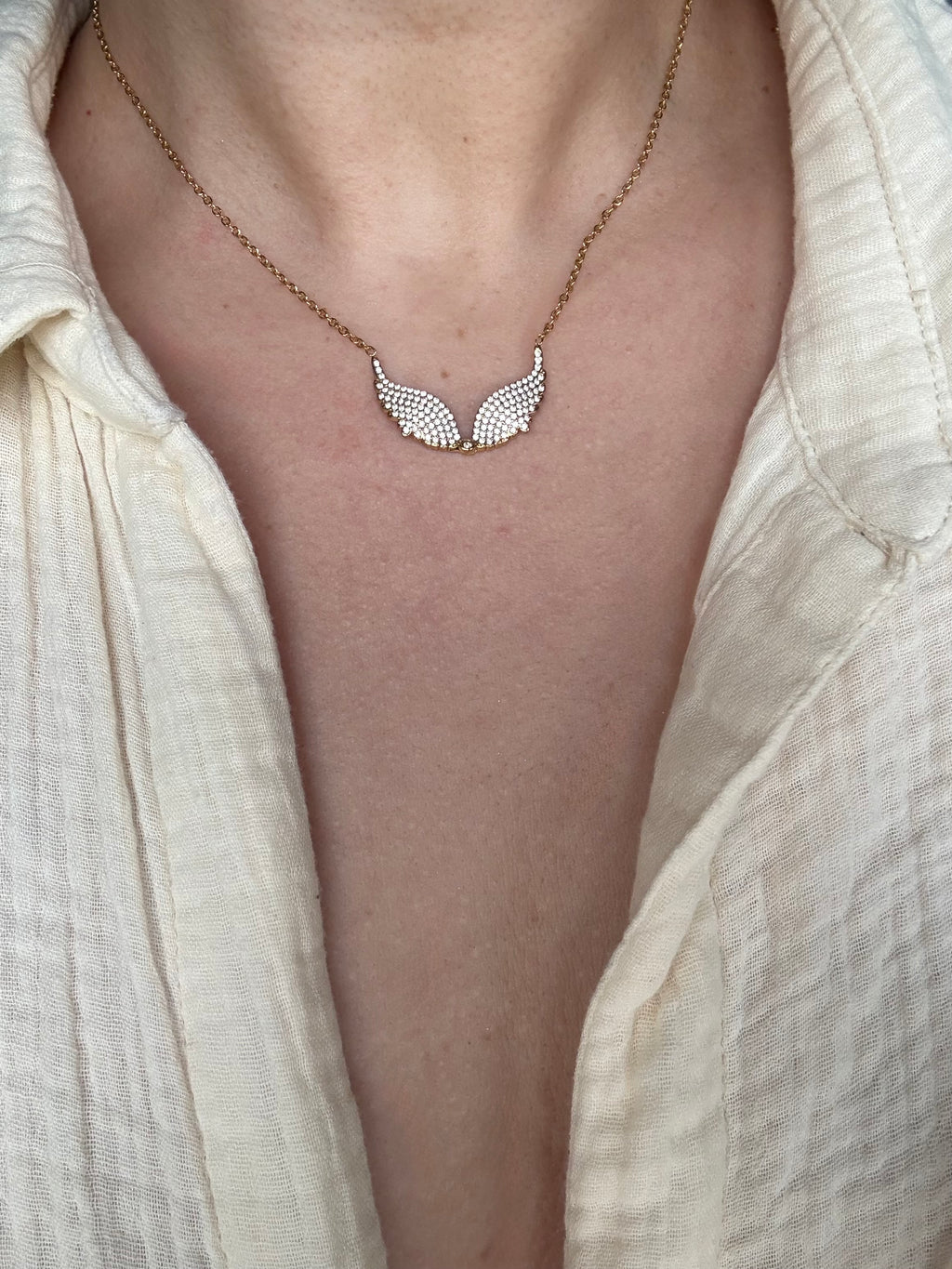 Wings Gold Necklace