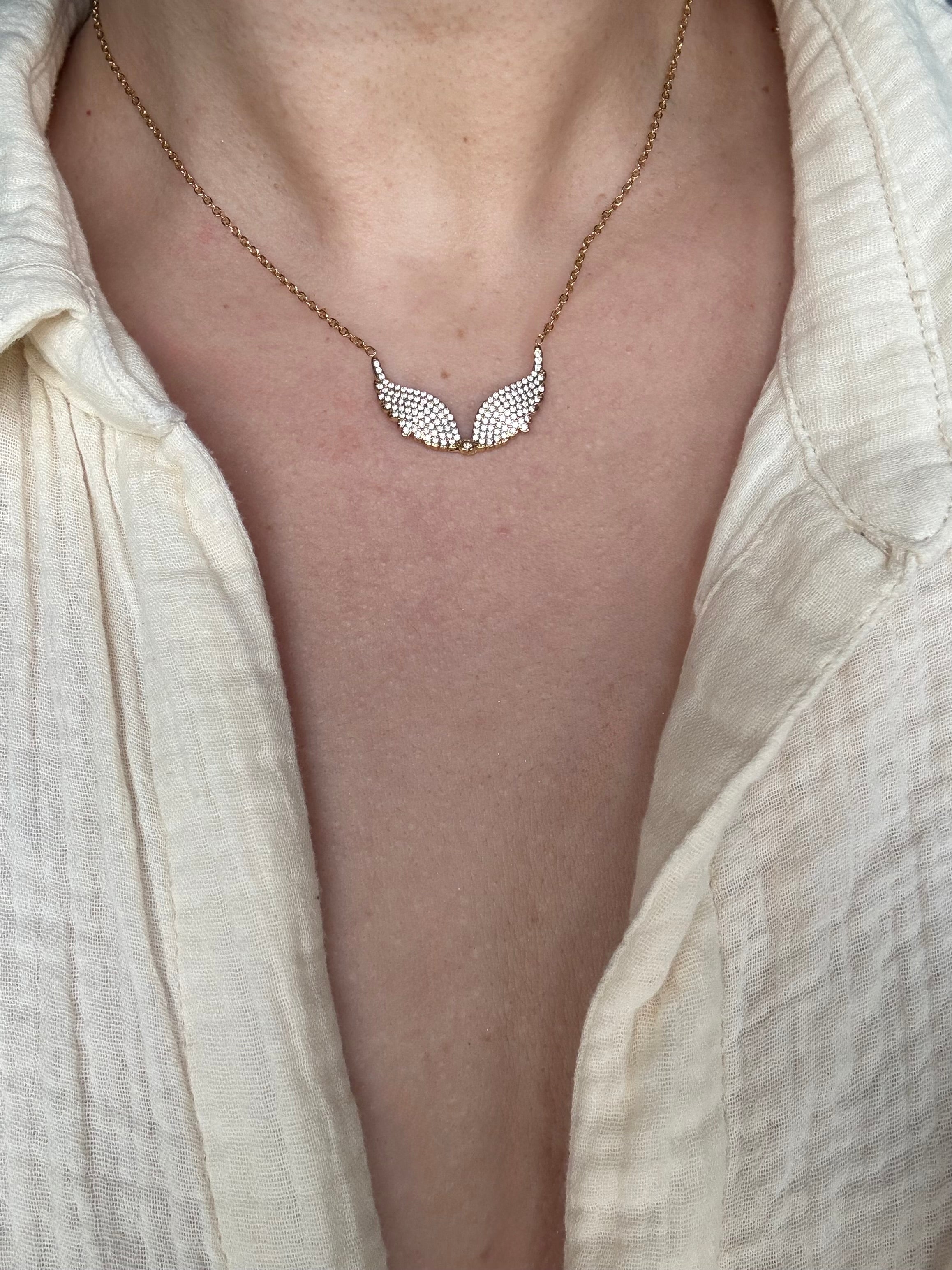 Wings Gold Necklace
