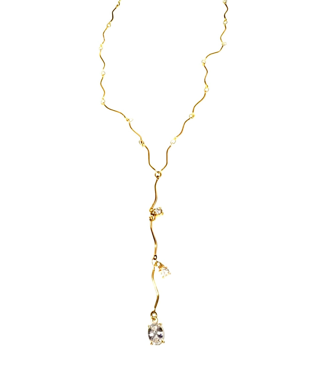 Wave Drop Necklace