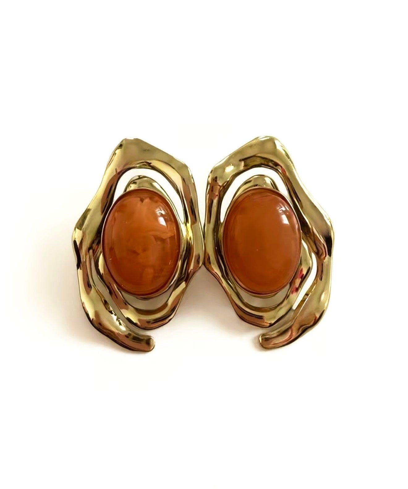 Emeralia Orange Earrings