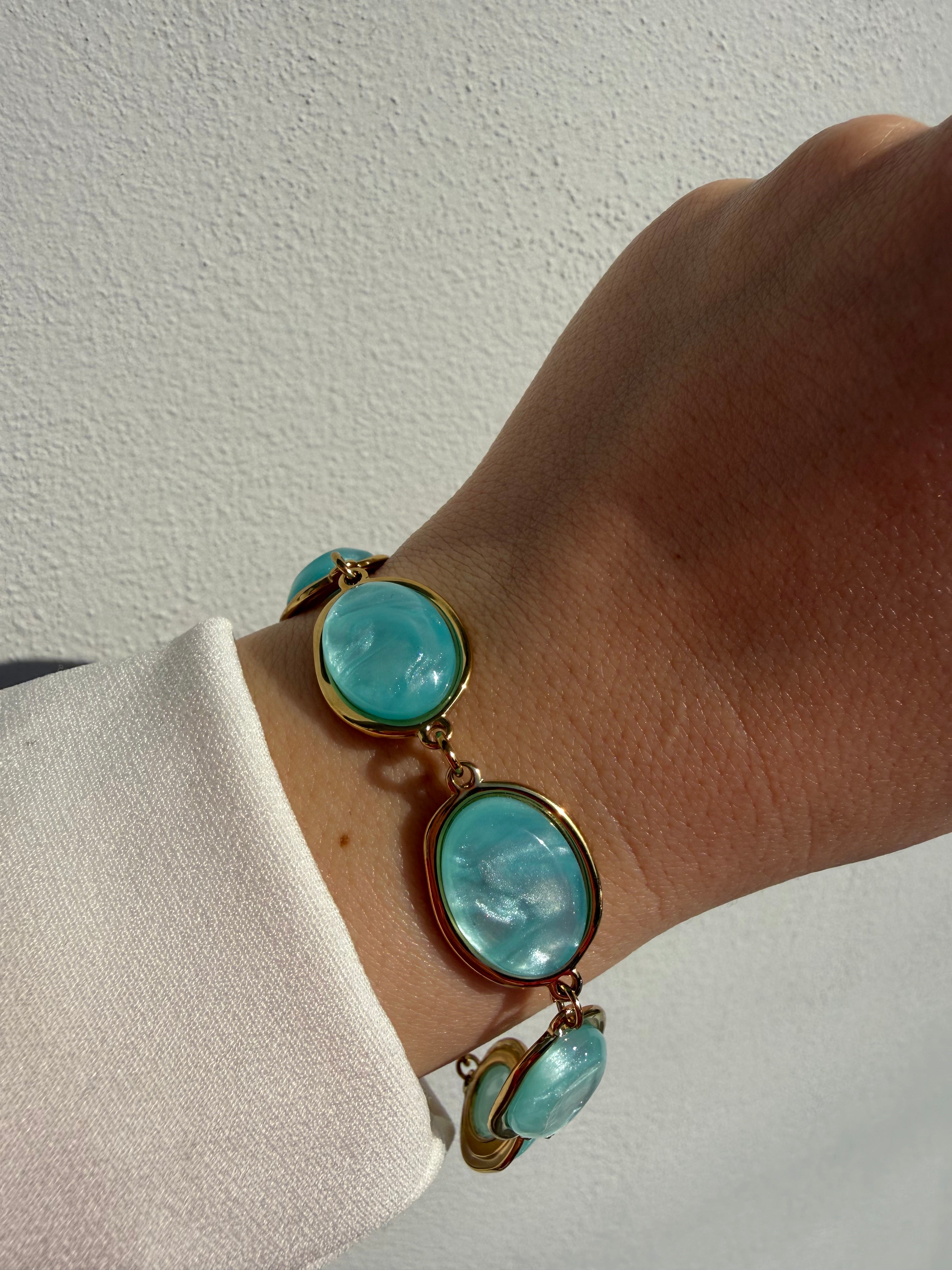 Aqua Glow Bracelet