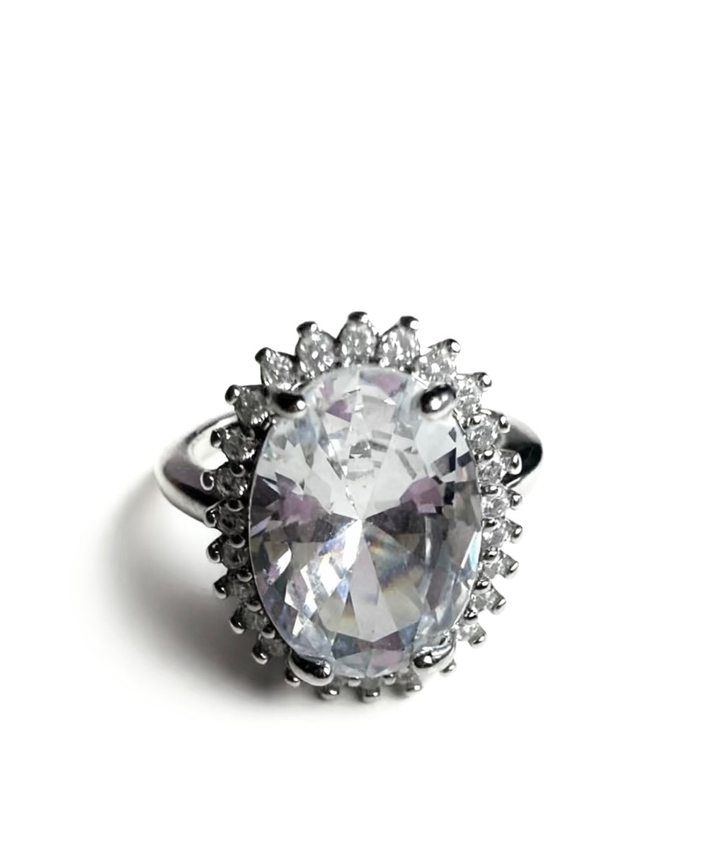 Oval Crown Ring