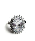 Oval Crown Ring