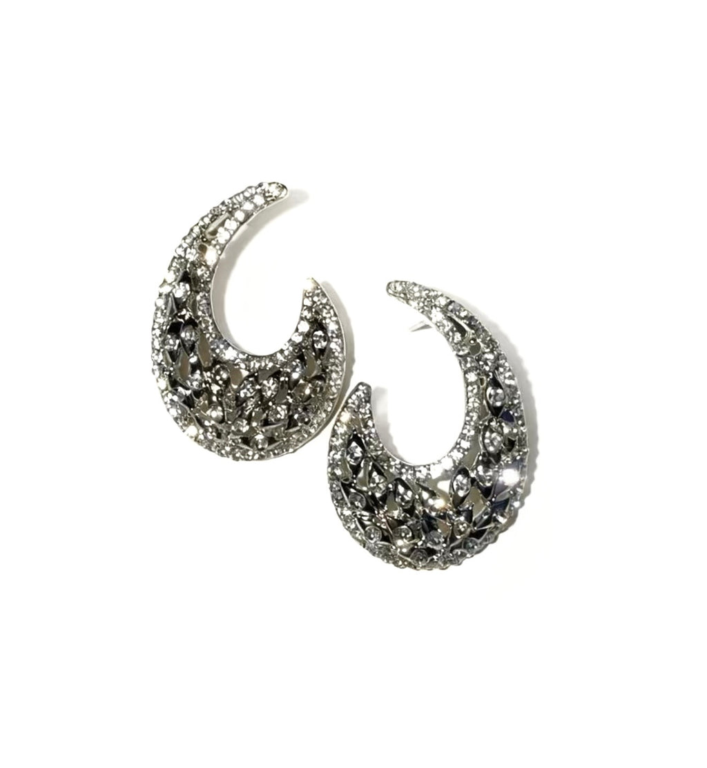 Crescent Glam Earrings