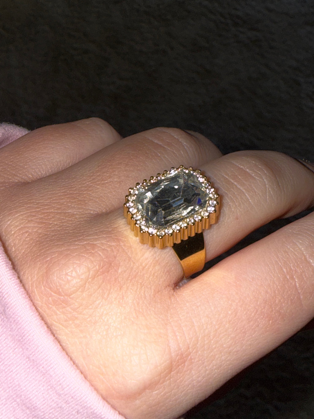 Diamond Square Ring