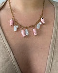 Pink Fish Necklace
