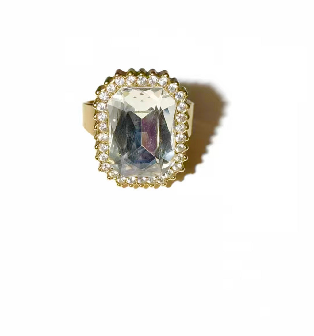 Diamond Square Ring