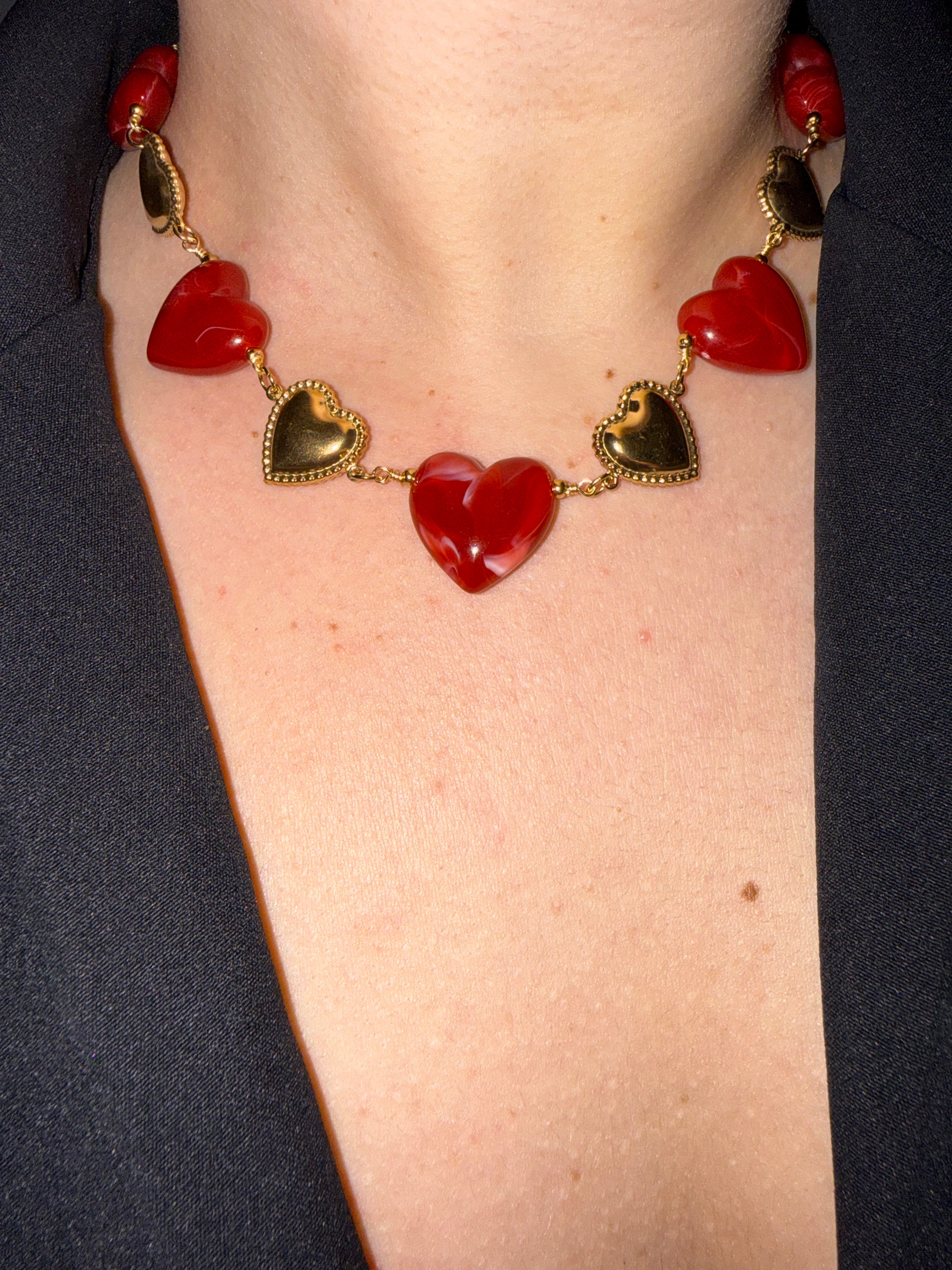 Double Heart Necklace