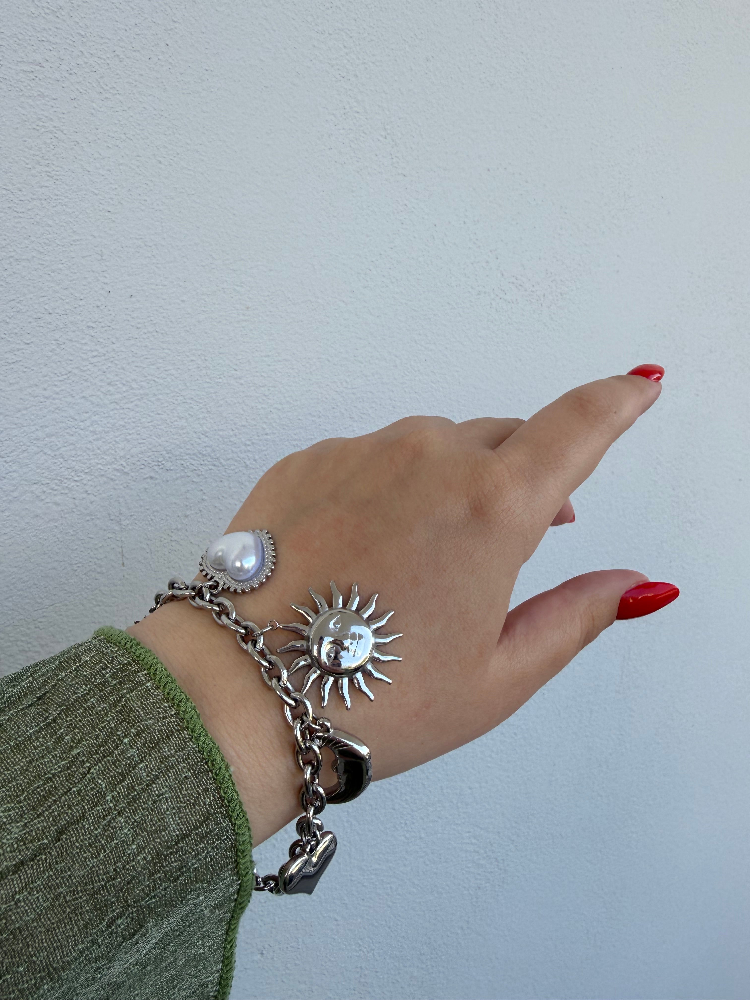 Sun & Pearl Bracelet