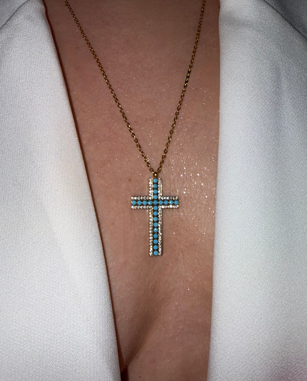 Elina Cross Necklace