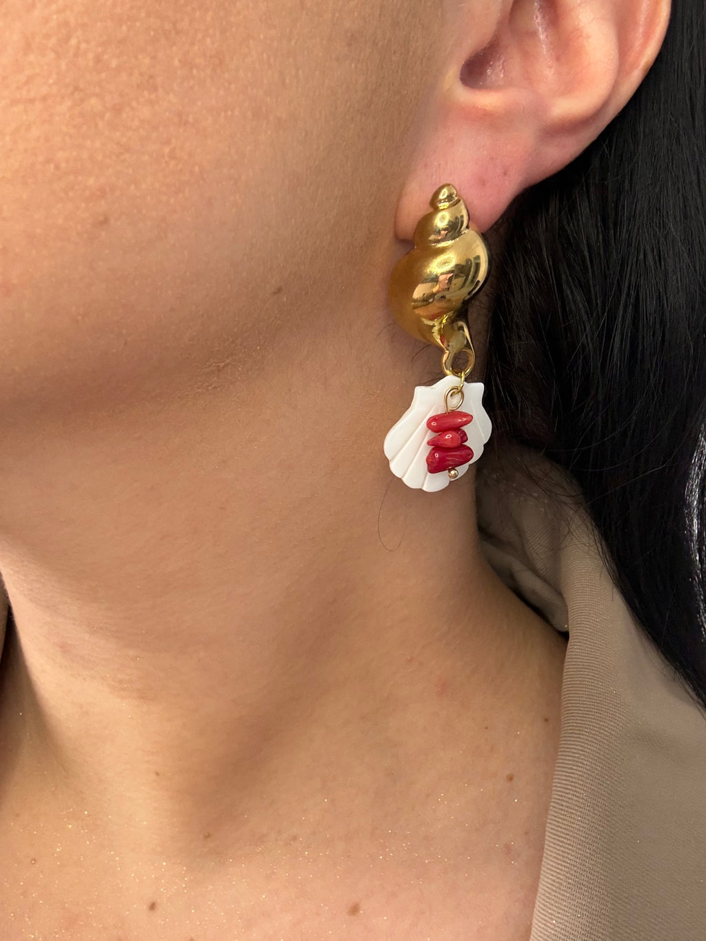 Coral Luxe Earrings