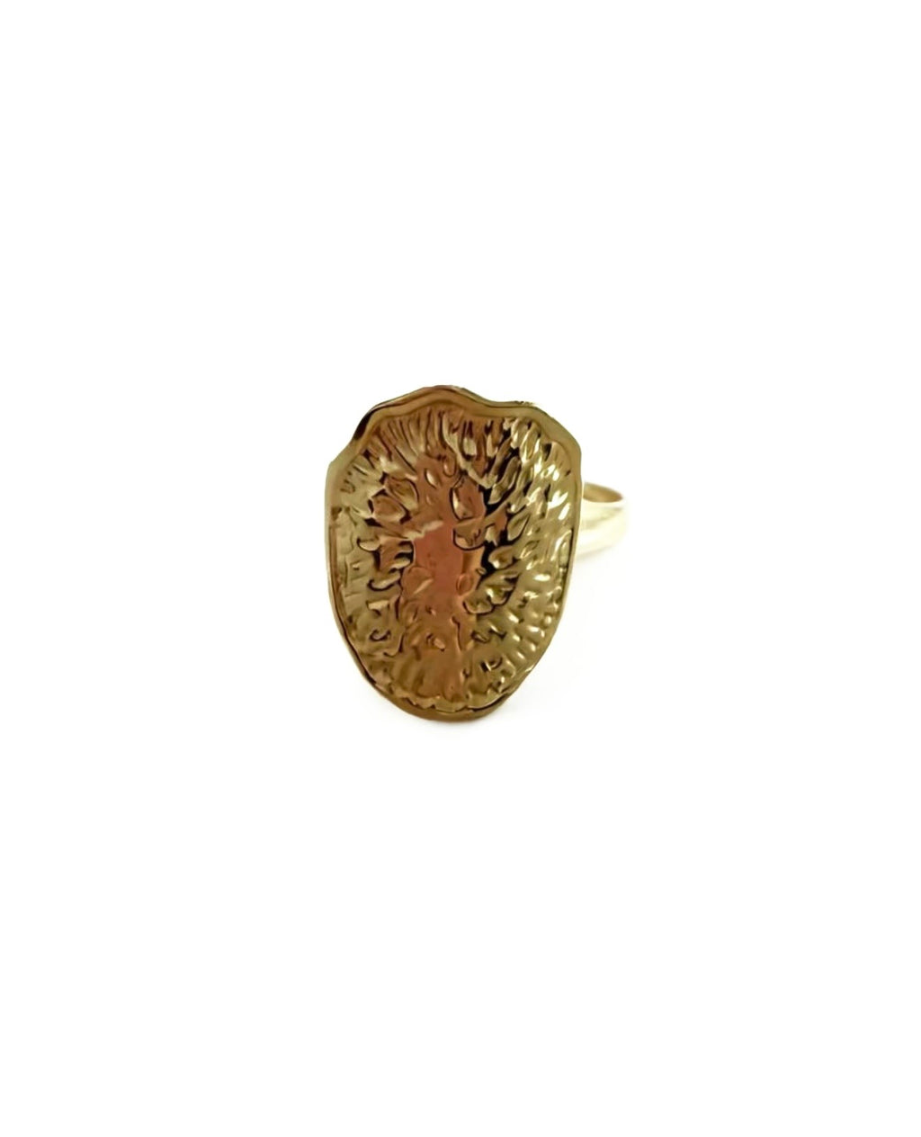 Hammer silver Ring
