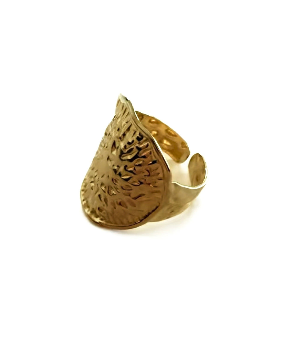 Hammer silver Ring
