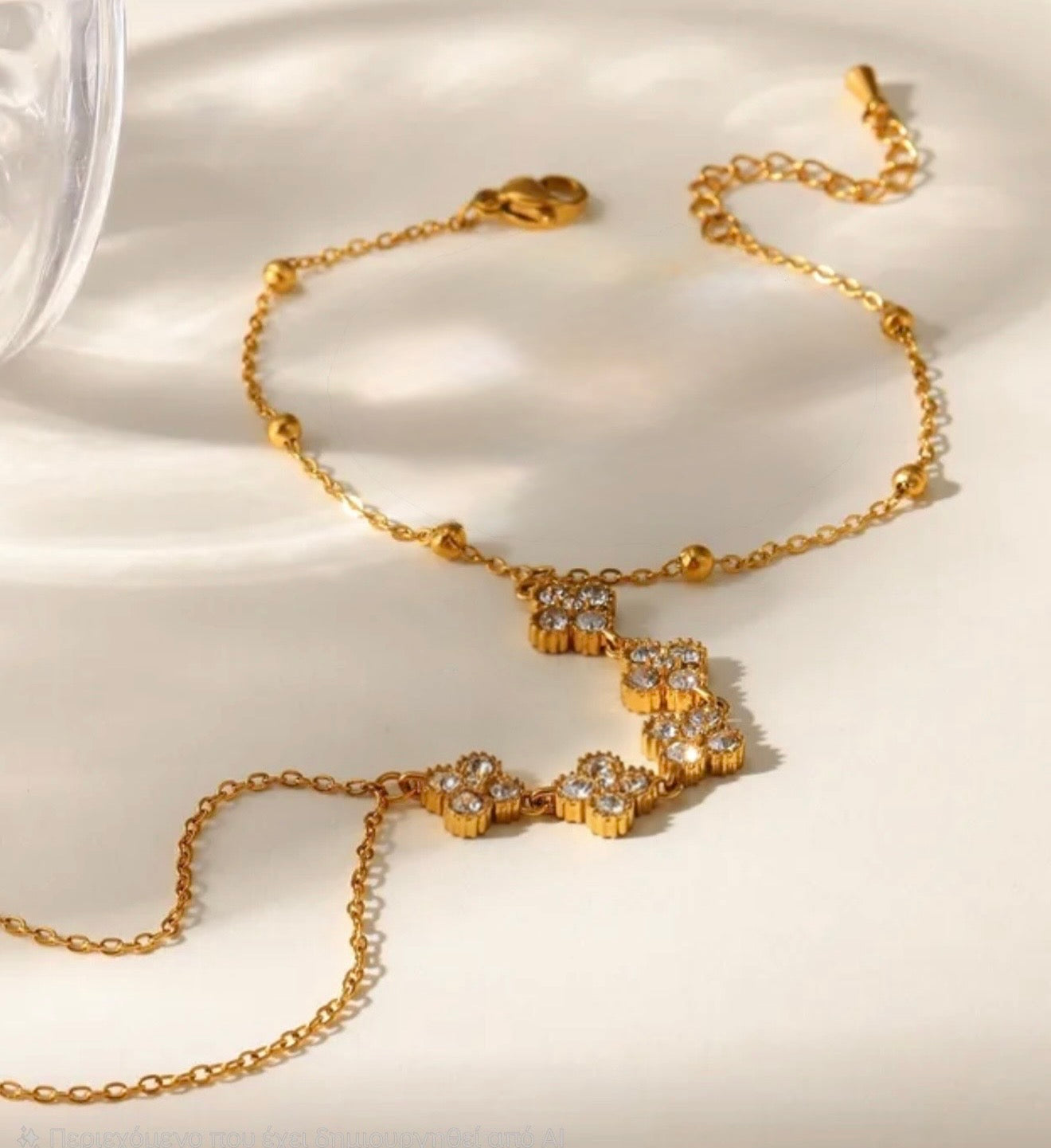 Arthuria Hand-Chain Bracelet