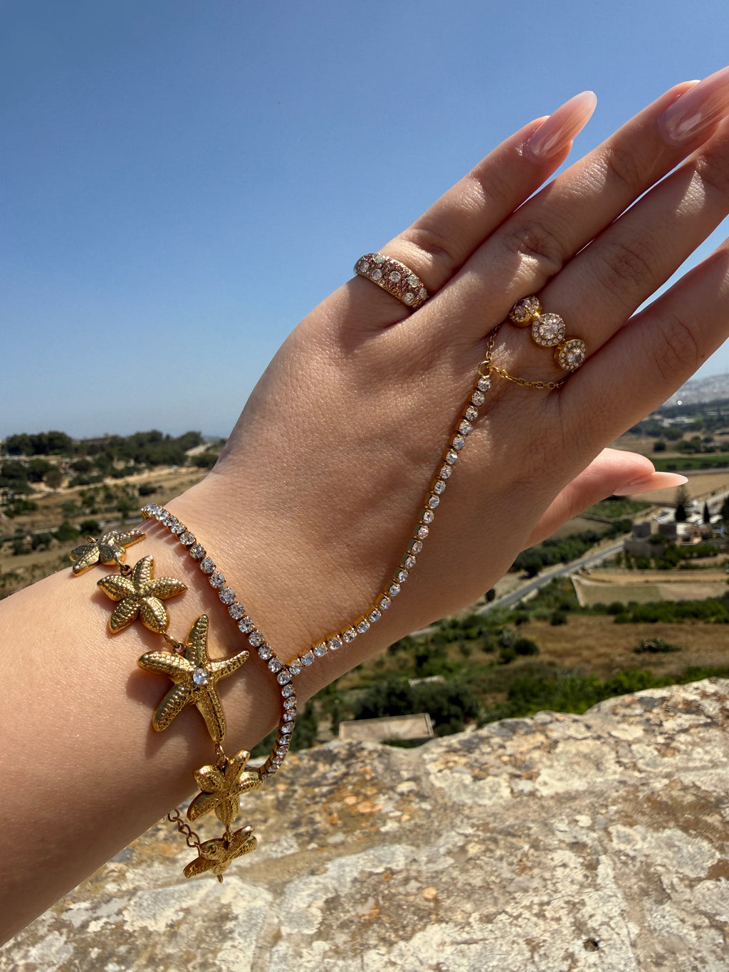 Crystal Hand Chain