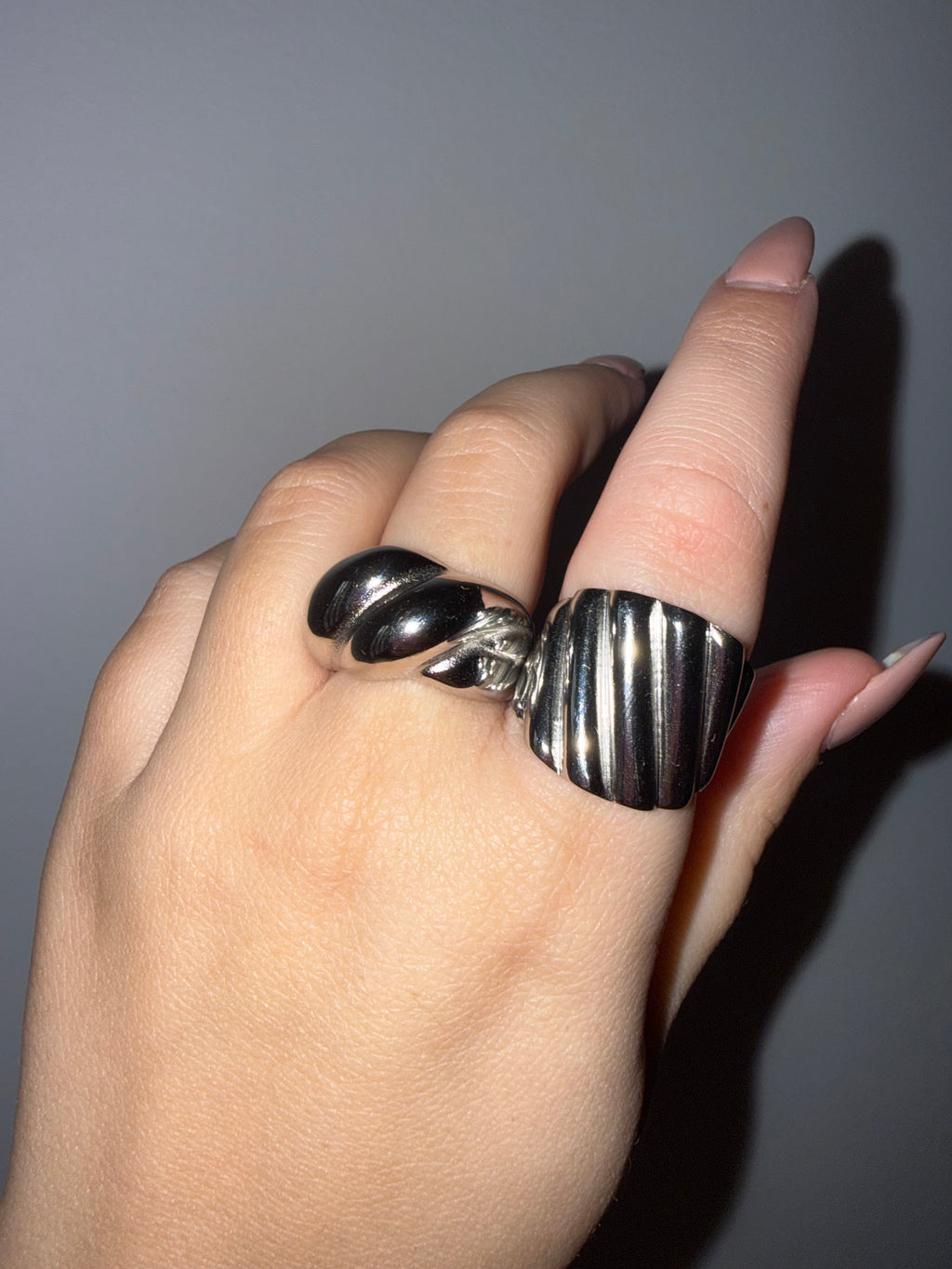 Silver Twist Ring