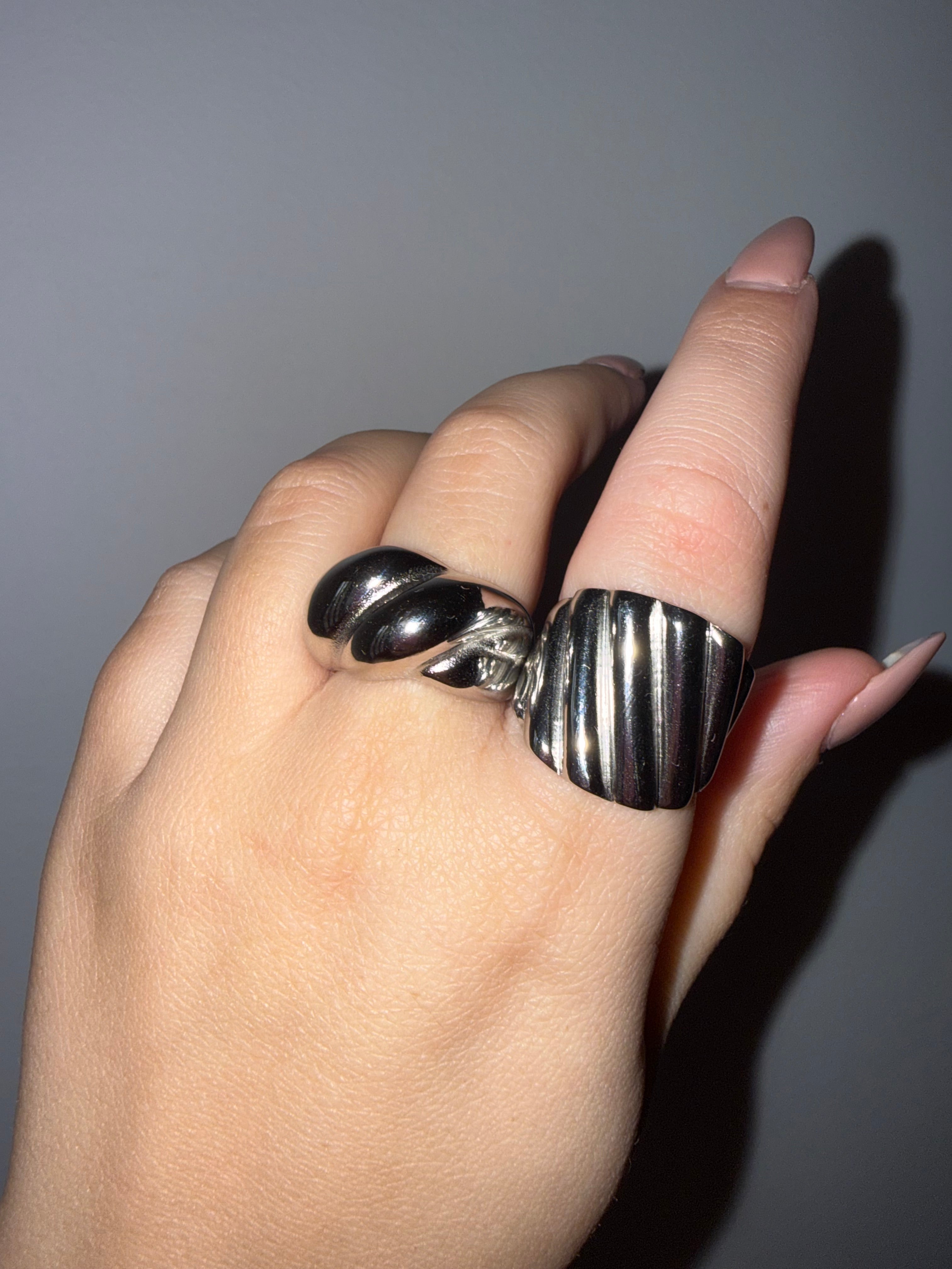 Silver Twist Ring