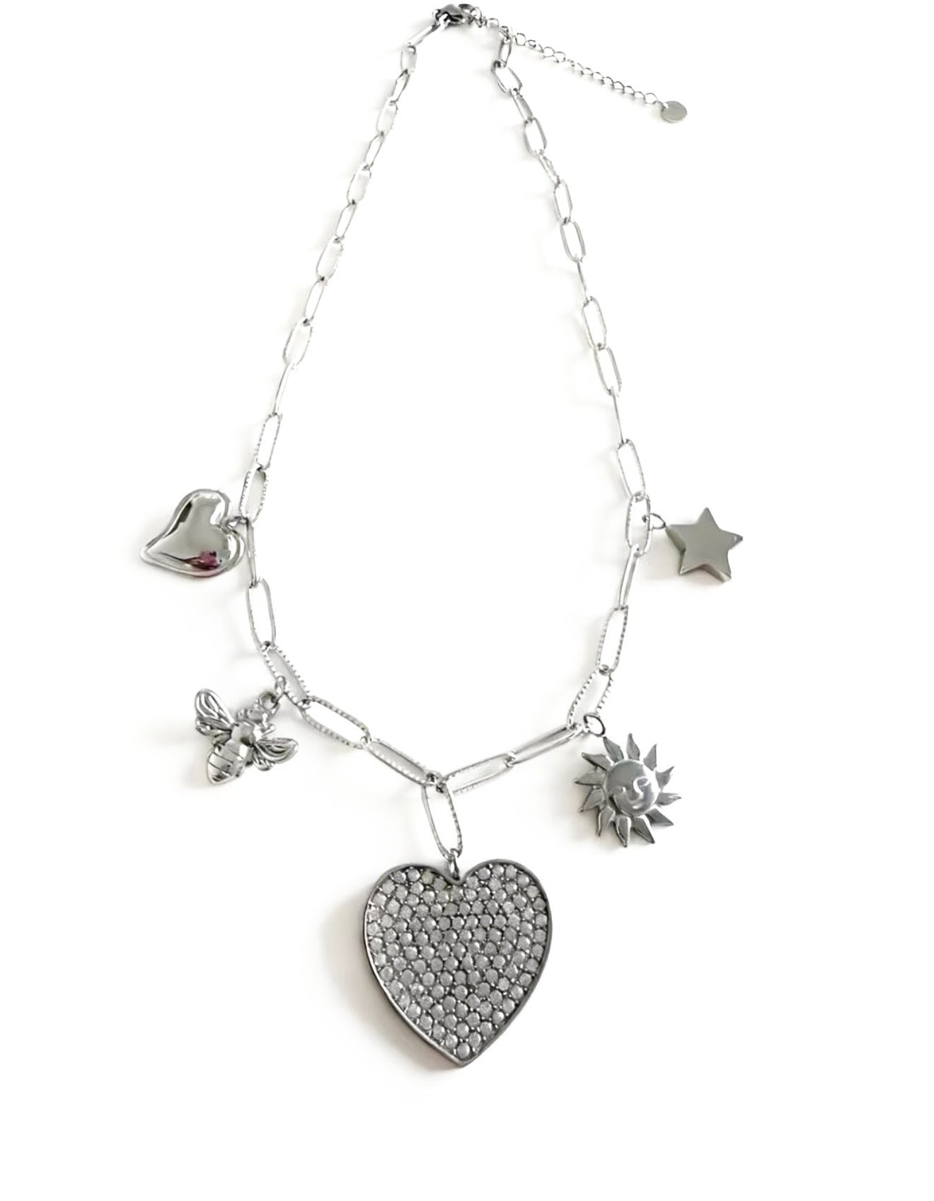Sparkling Heart Necklace