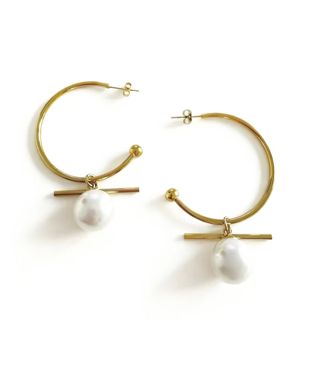Pearl Hoops